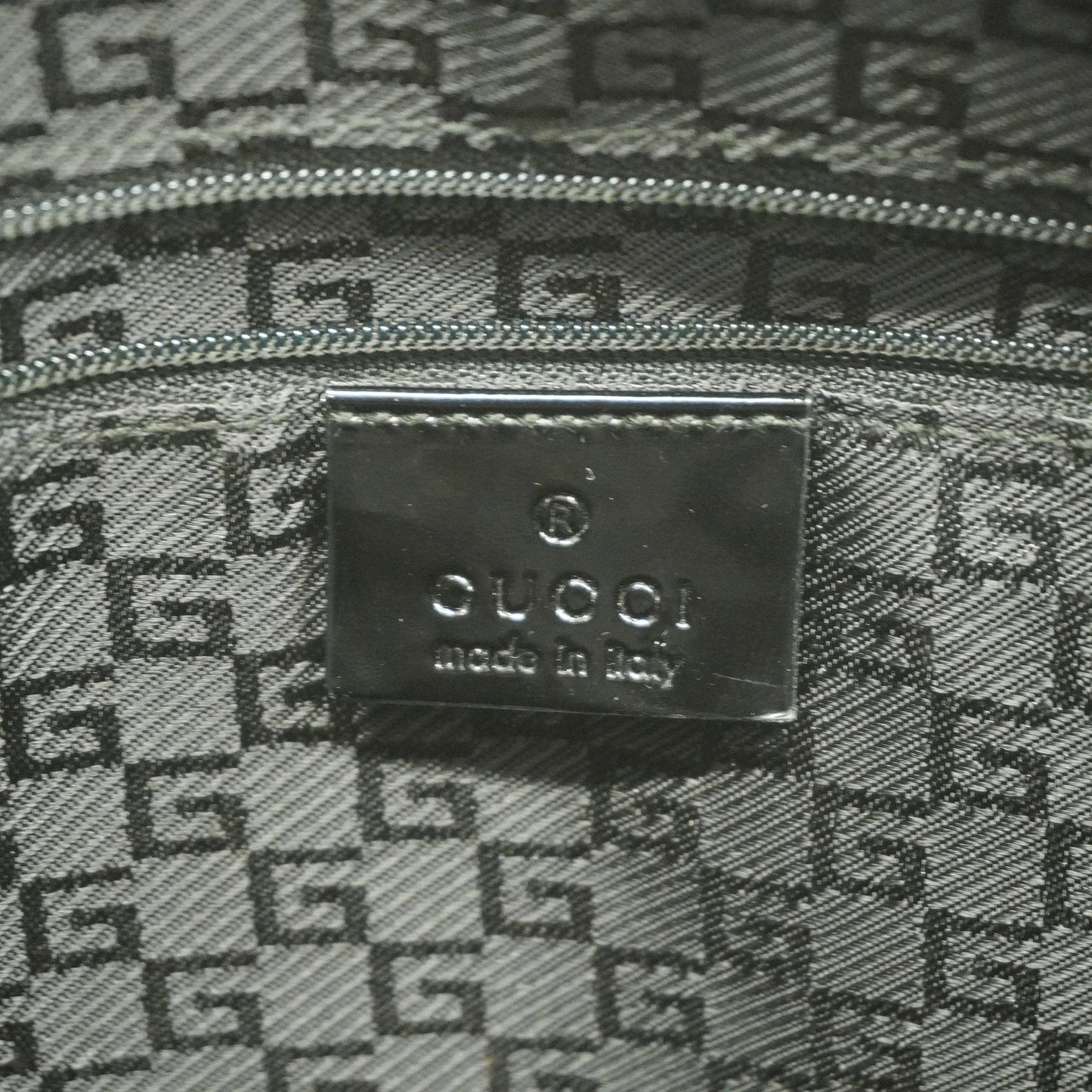 GUCCI[3cc2401]   tote bag 000 0854 canvas/enamel beige/black gold metal