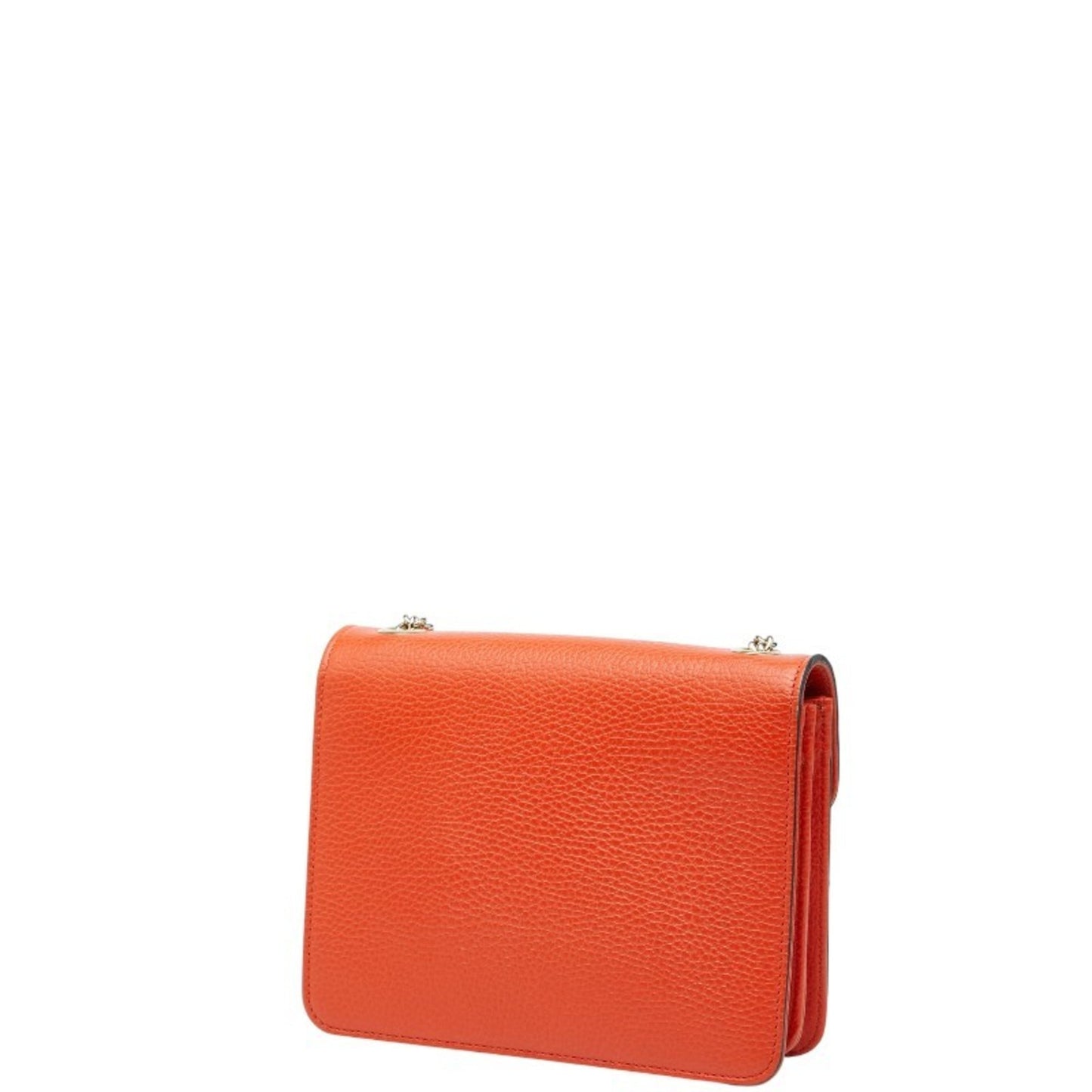 Gucci Orange Leather Shoulder Bag ( )