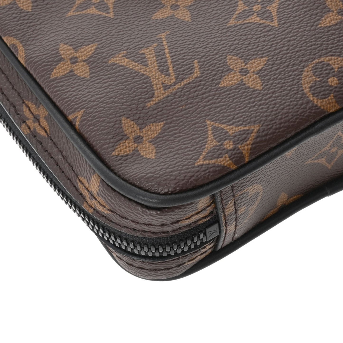 LOUIS VUITTON Monogram Solar Ray Utility Side Bag Brown Men's Canvas Waist