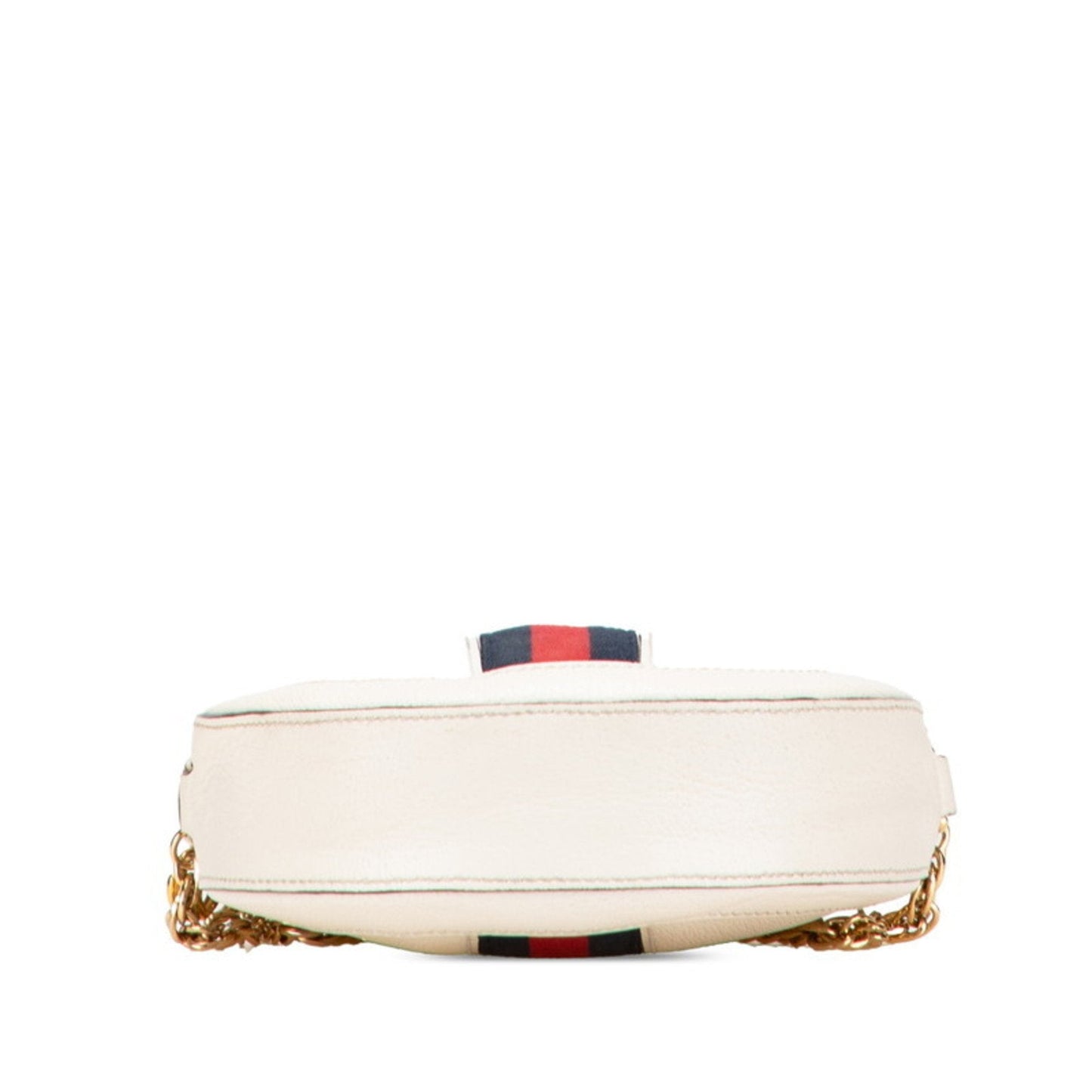 Gucci Ophidia Navy Red Color White Leather Shoulder Bag ( )