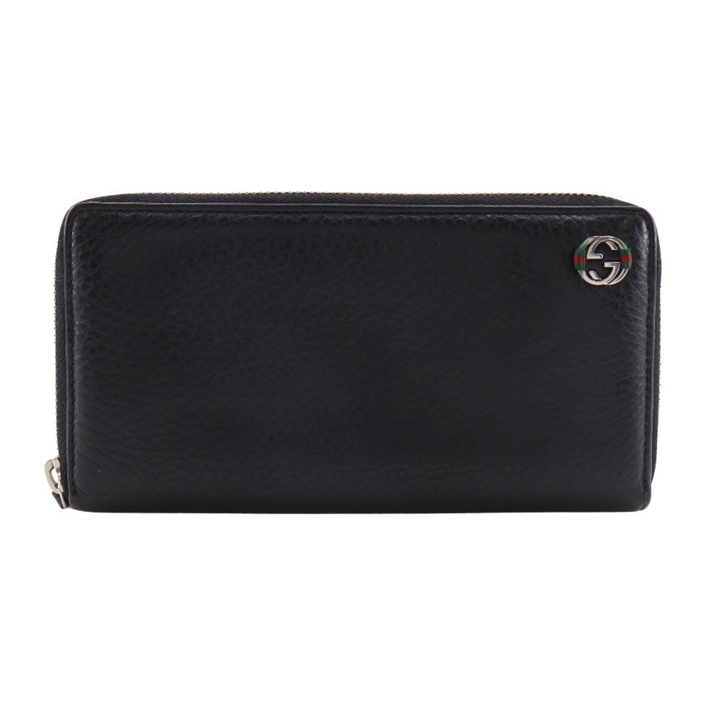 Gucci Black Leather Long Wallet (Bi-Fold) ( )