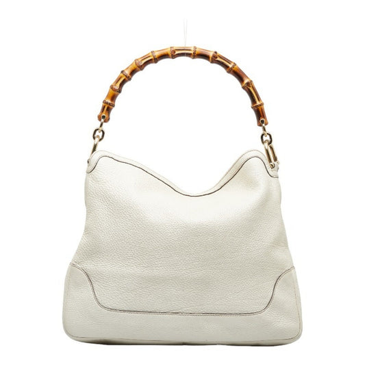 Gucci Leather Canvas Shoulder Bag