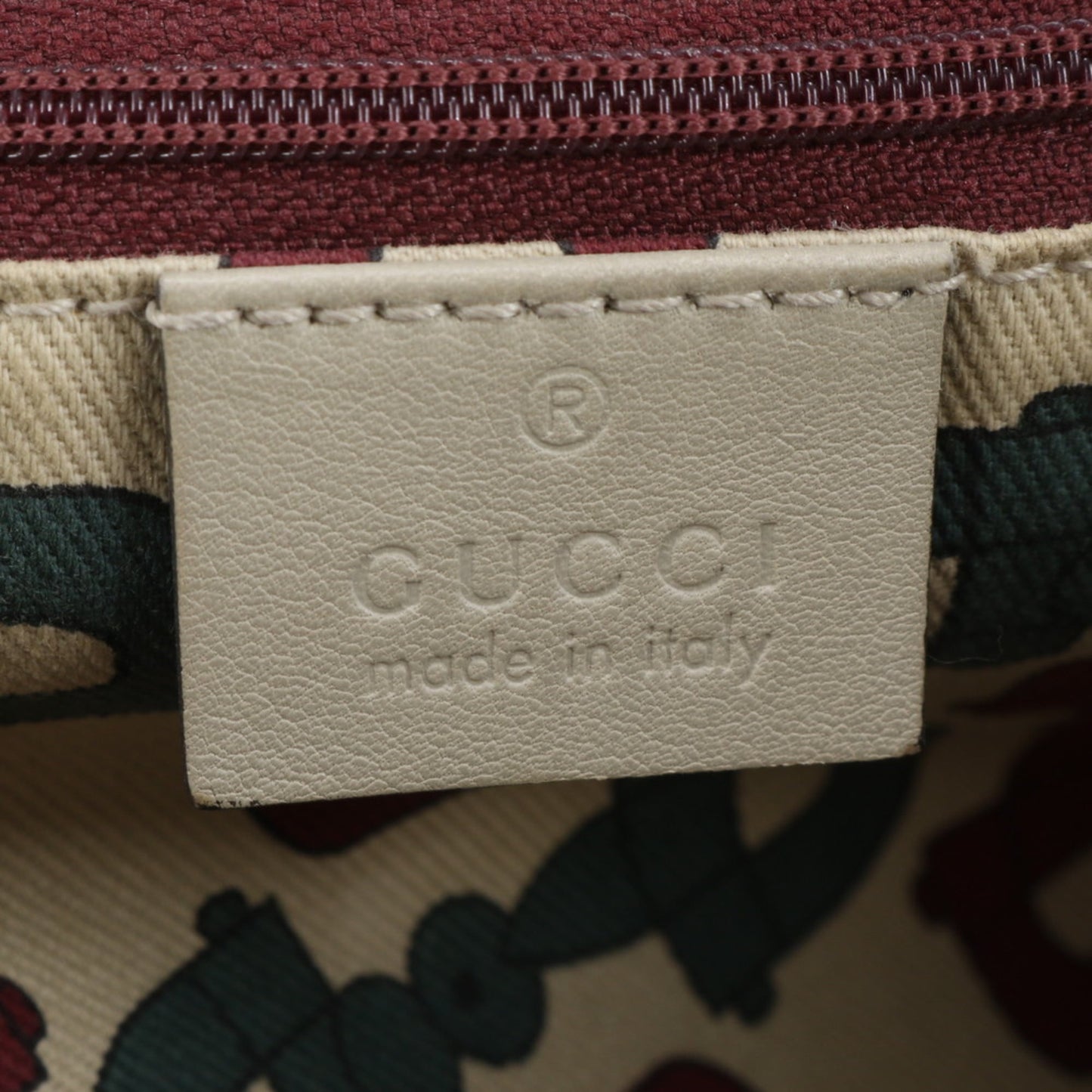 Gucci Beige Leather Tote Bag ( )