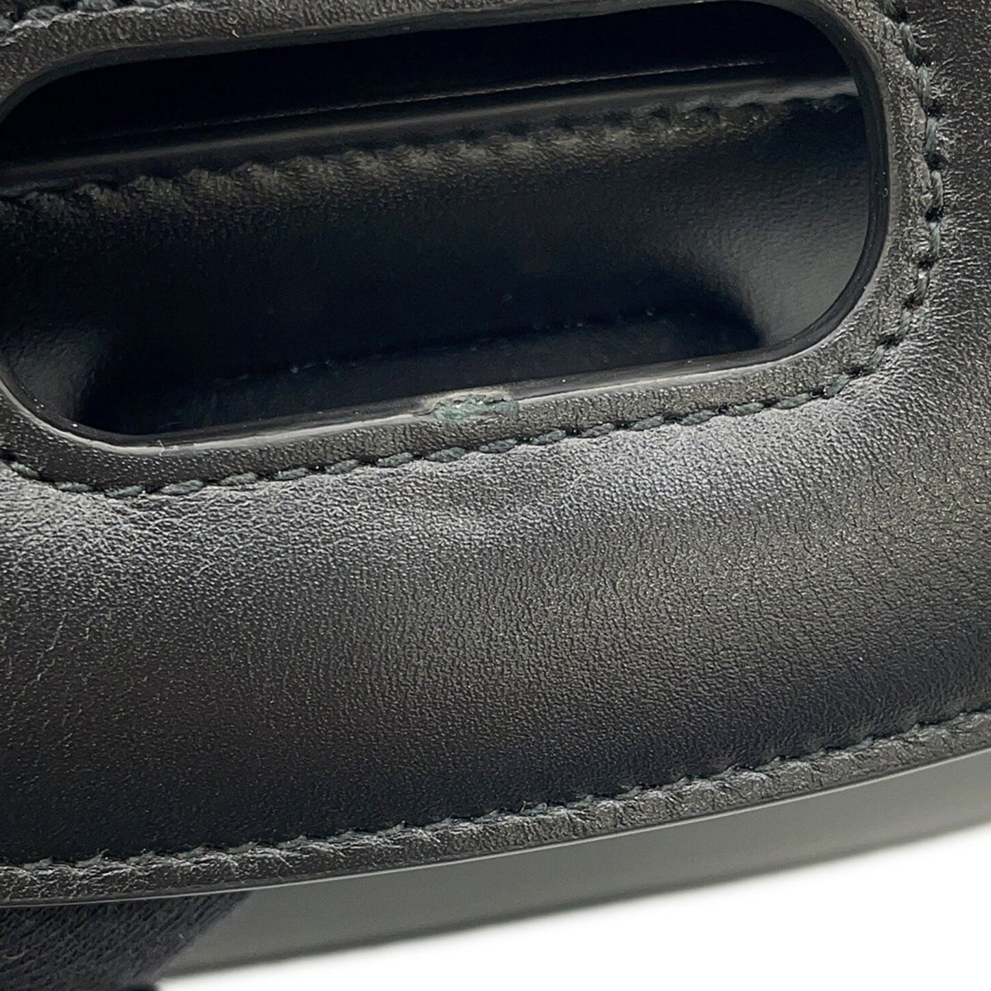 Gucci Black Leather Handbag Shoulder Bag ( )