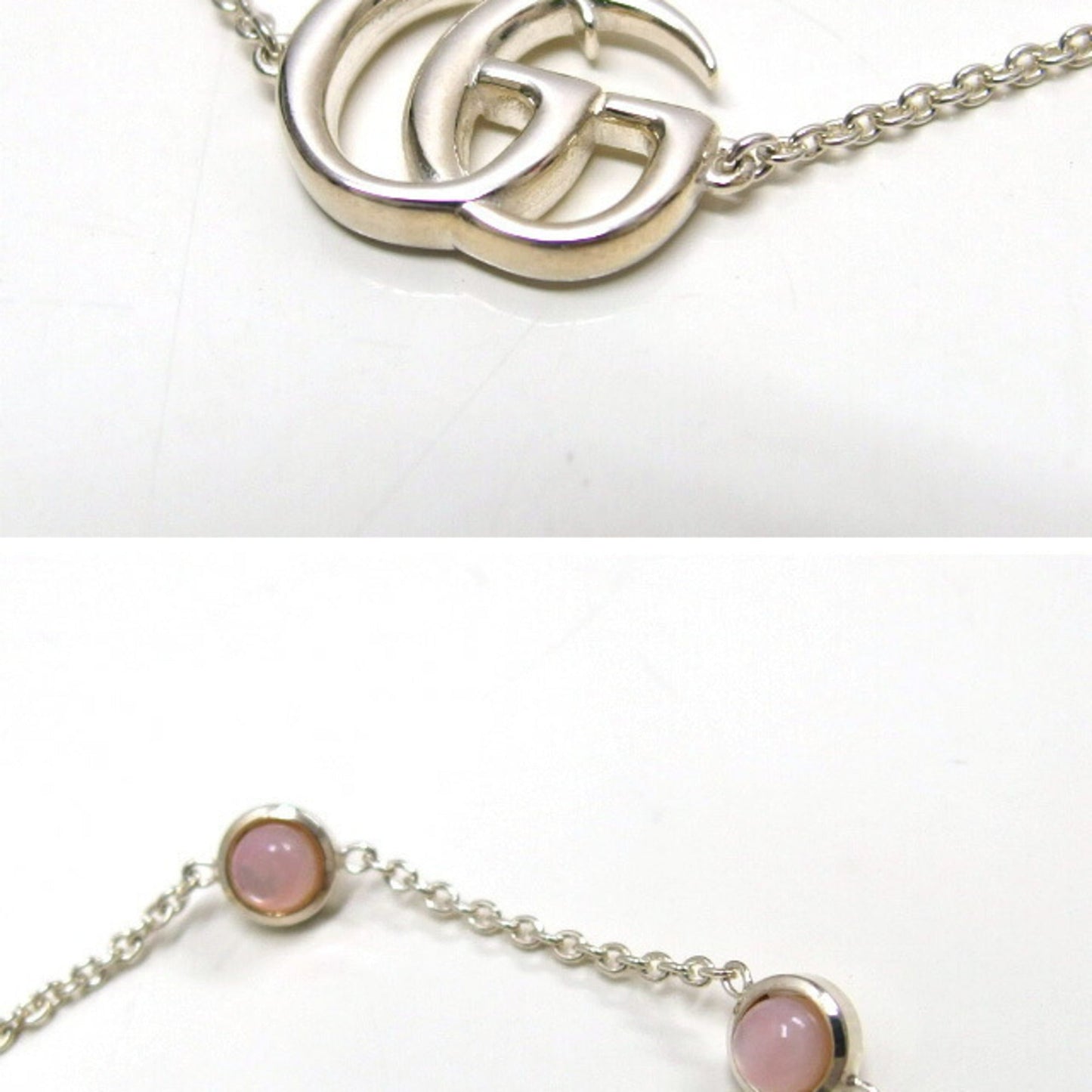 Gucci Pink Silver 925 Charm Bracelet ( )