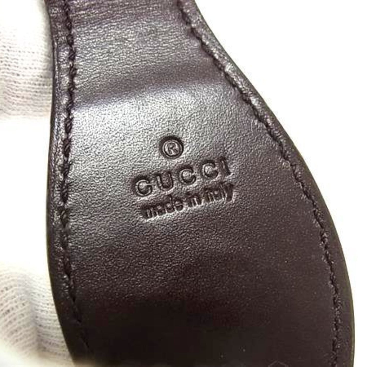 Gucci Brown Leather Money Clip ( )
