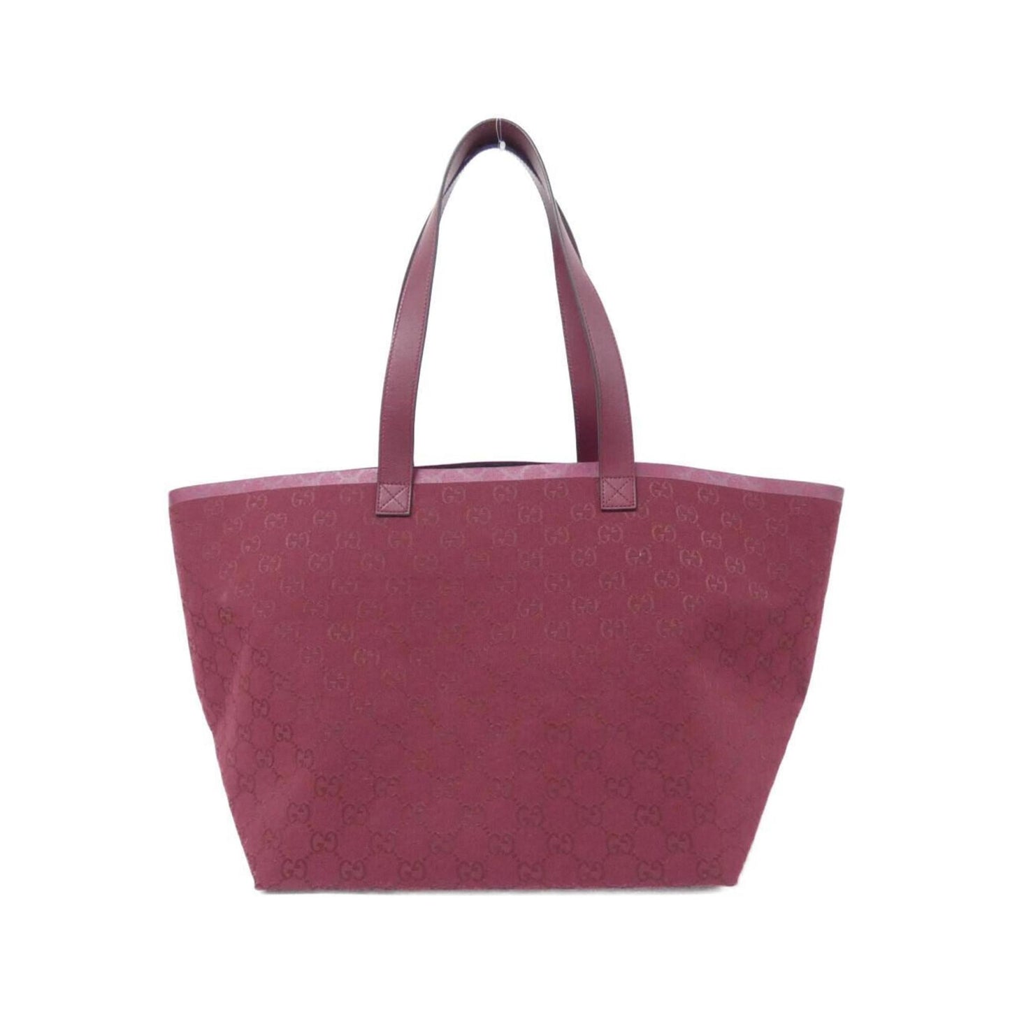 Gucci Bordeaux Red Color Gg Canvas Handbag ( )