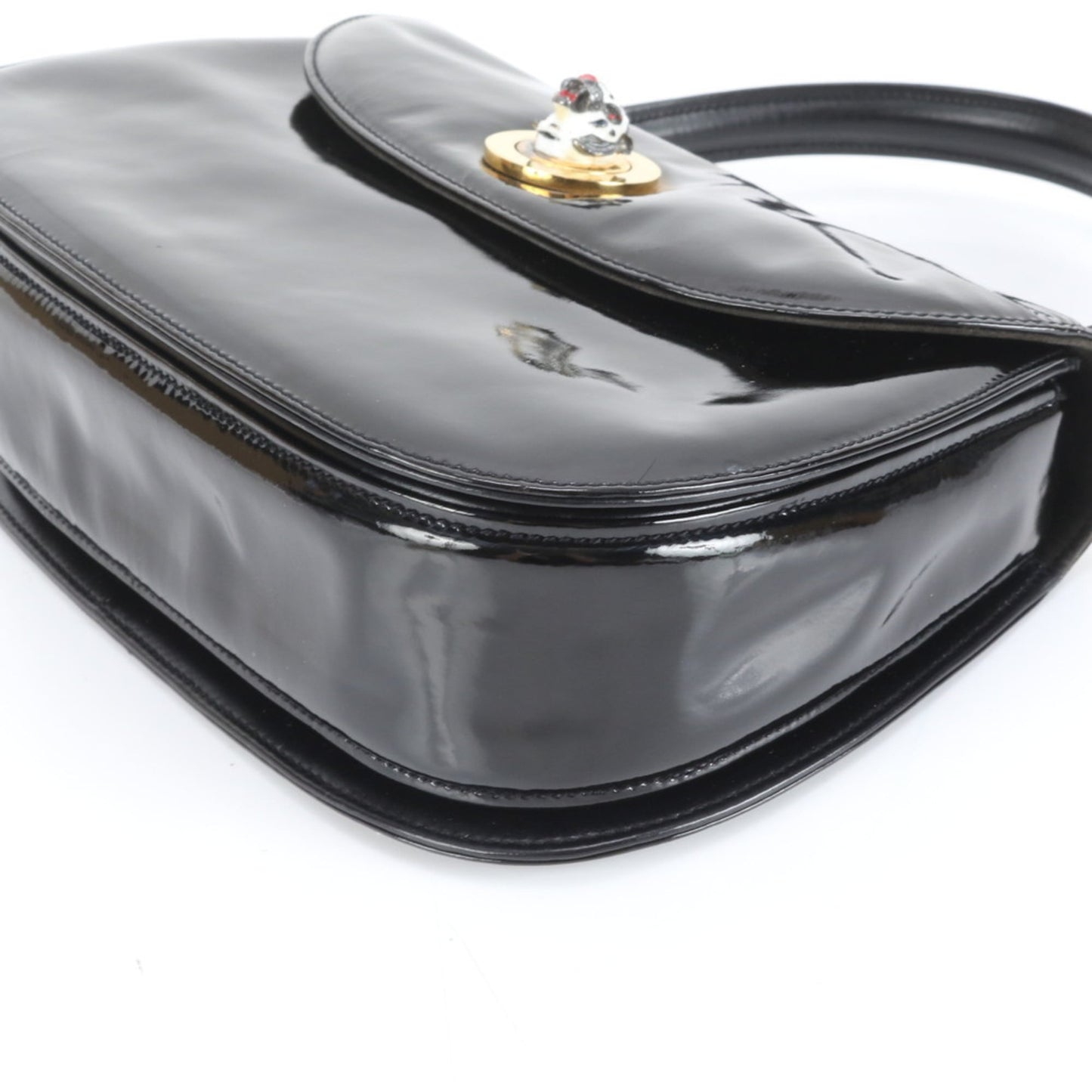 Gucci Black Leather Handbag ( )