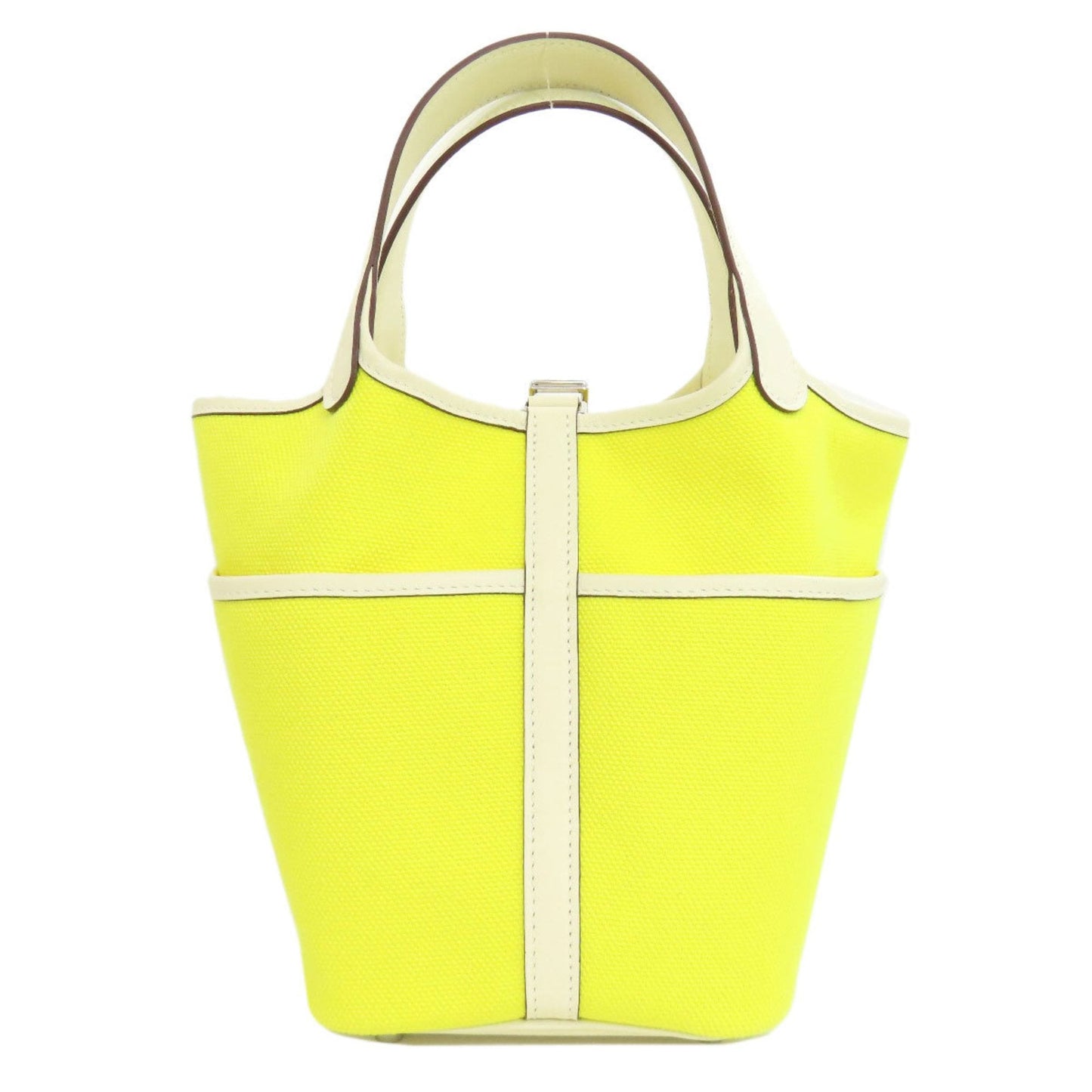 Hermes Picotin Yellow Canvas Handbag ( )