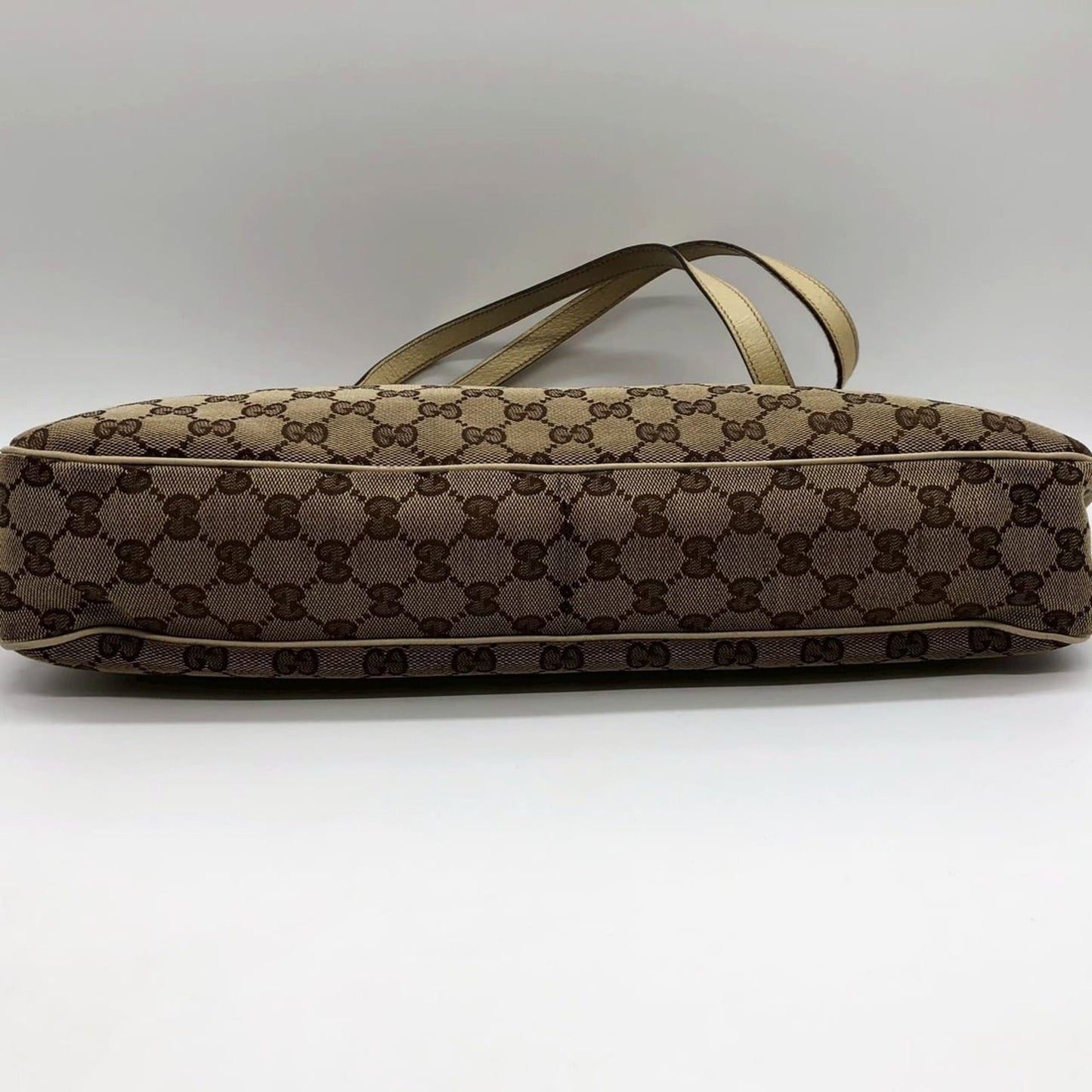 Gucci Gg Canvas Beige Gg Canvas Handbag Tote Bag ( )
