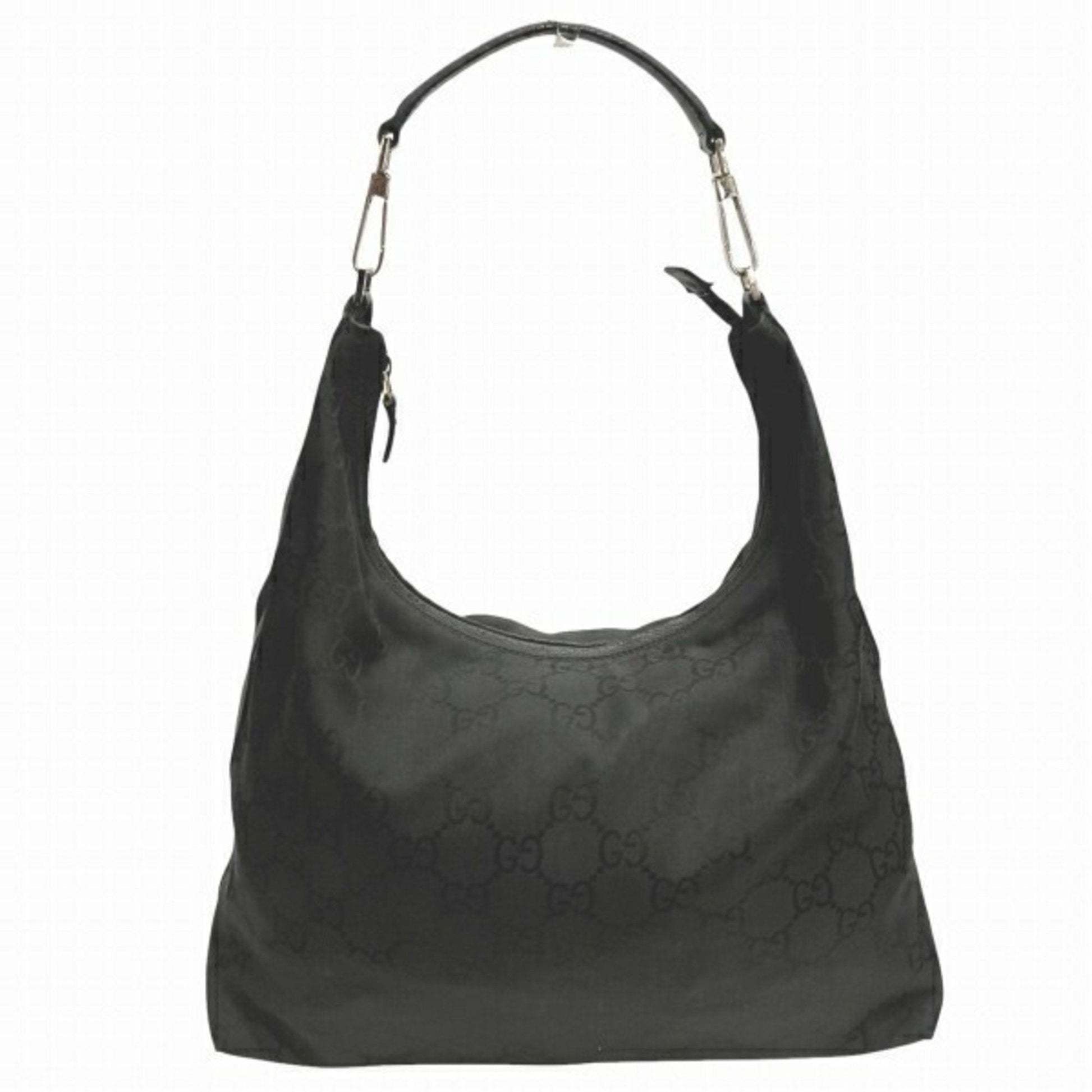Gucci Nylon Leather Shoulder Bag