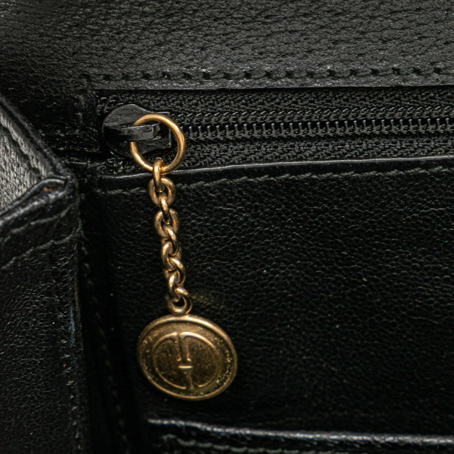 Gucci Black Leather Handbag Shoulder Bag ( )