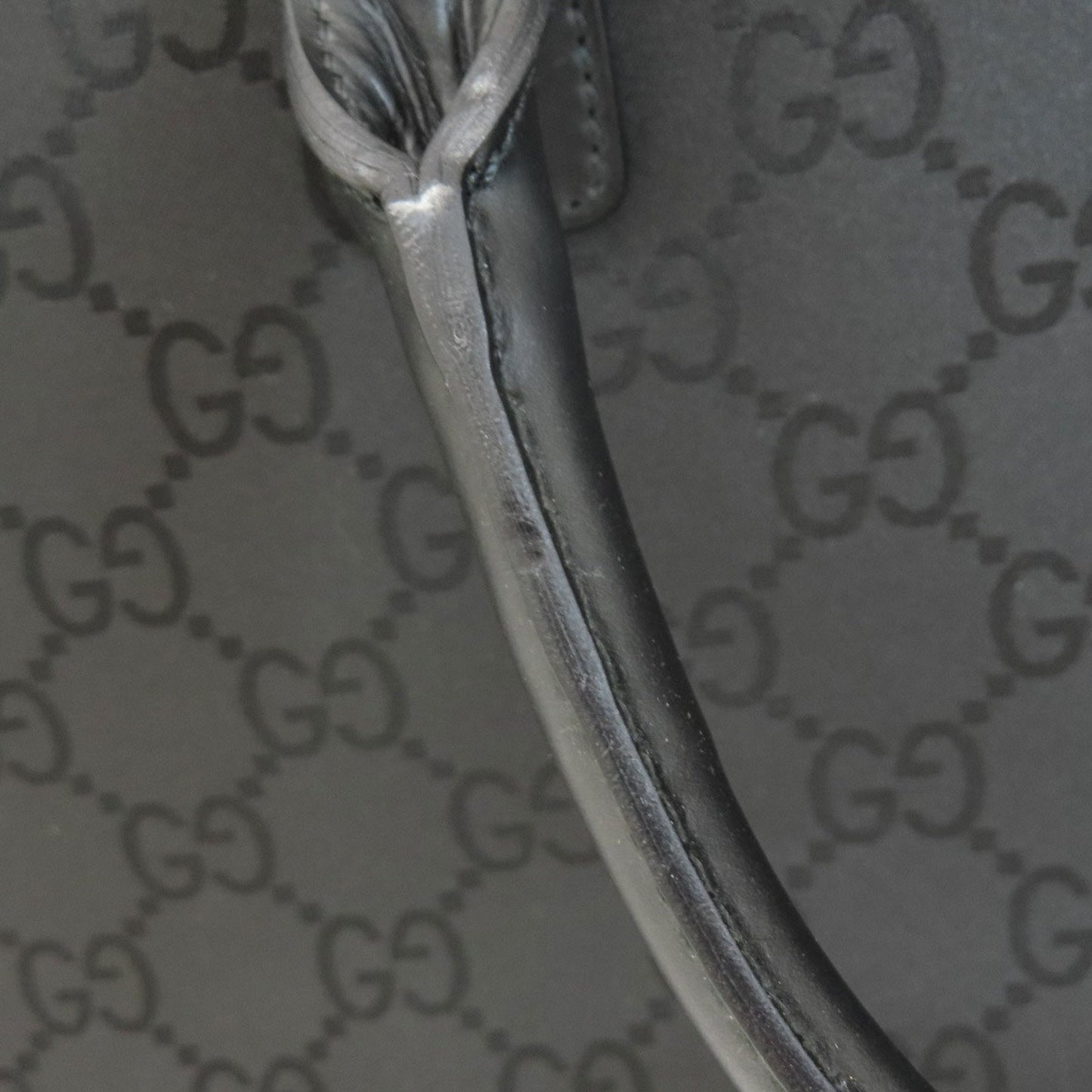 Gucci Black Nylon Canvas Briefcase Handbag ( )
