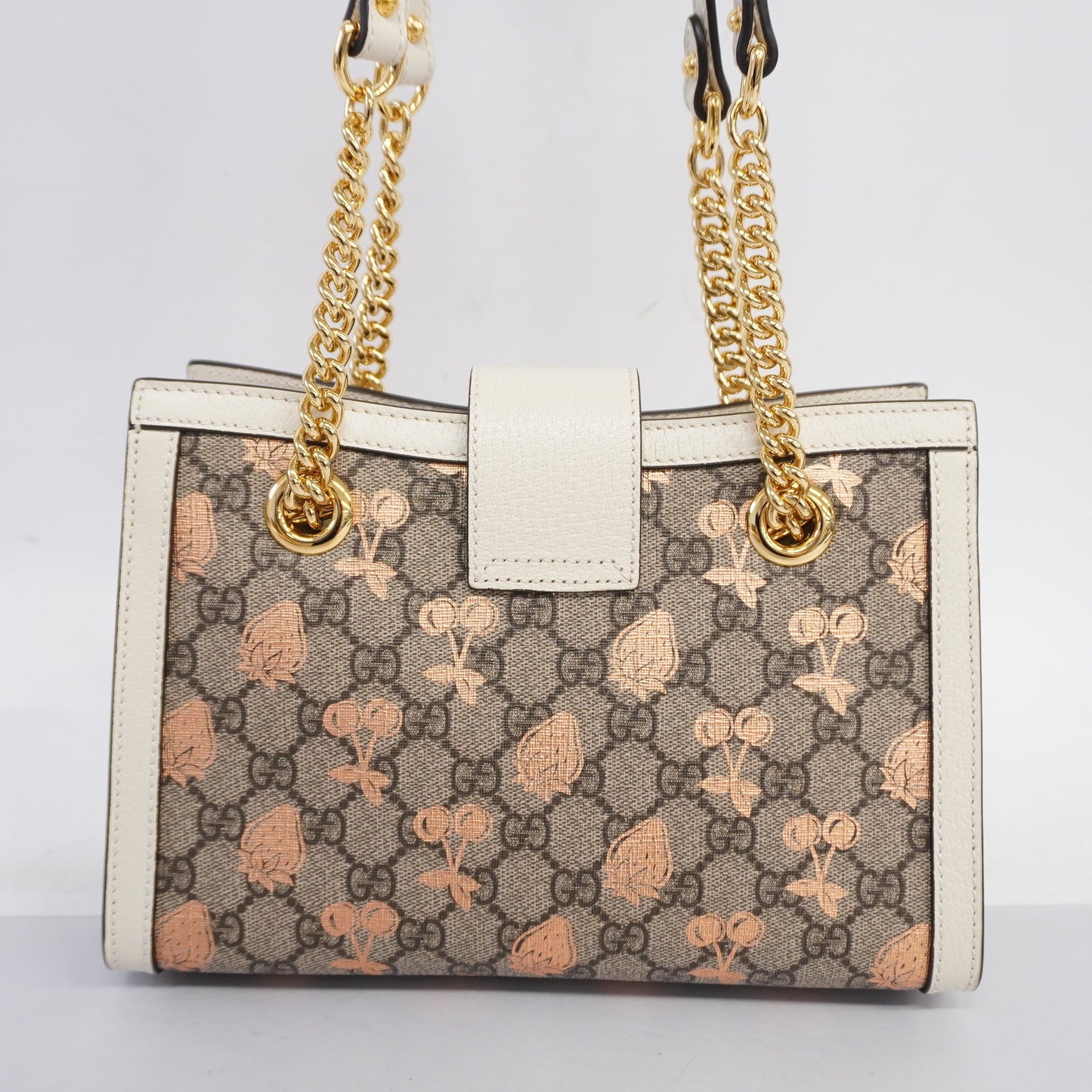 GUCCI Auth  Padlock Shoulder Bag 498156 Women's GG Supreme,Leather Shoulder Bag