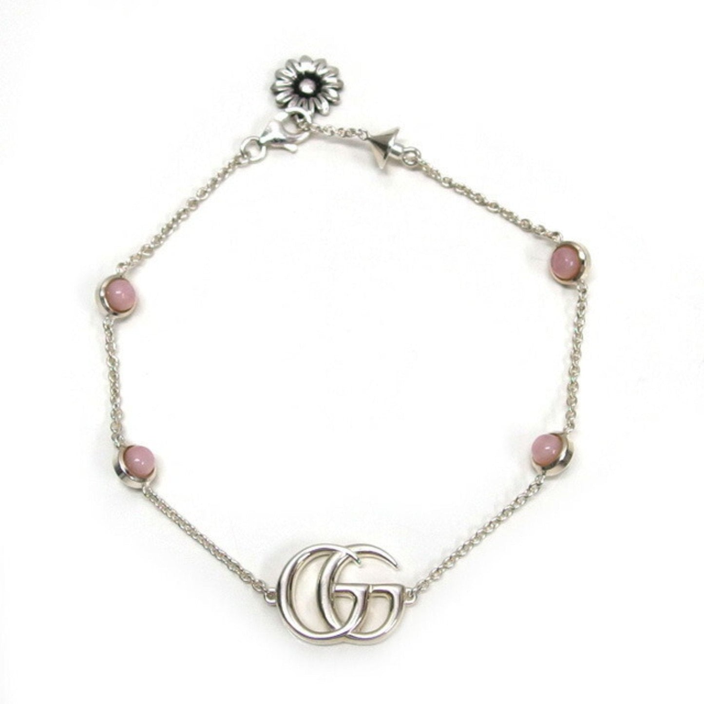 Gucci Pink Silver 925 Charm Bracelet ( )