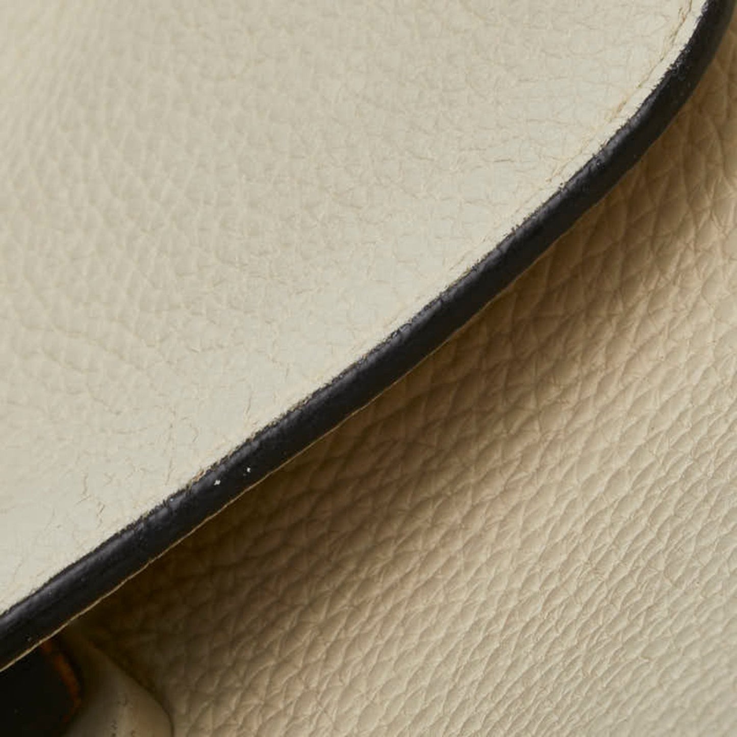 Gucci White Leather Handbag Shoulder Bag ( )