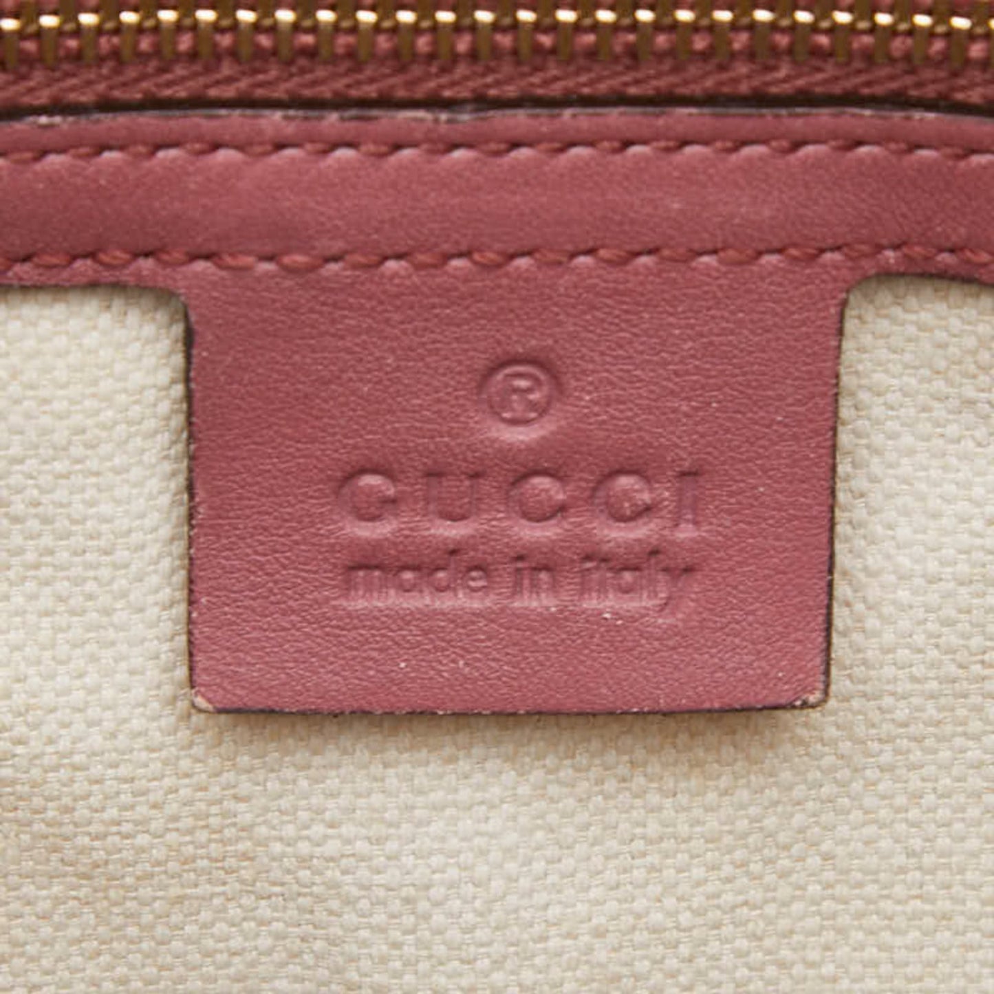 Gucci Pink Leather Boston Bag Shoulder Bag ( )