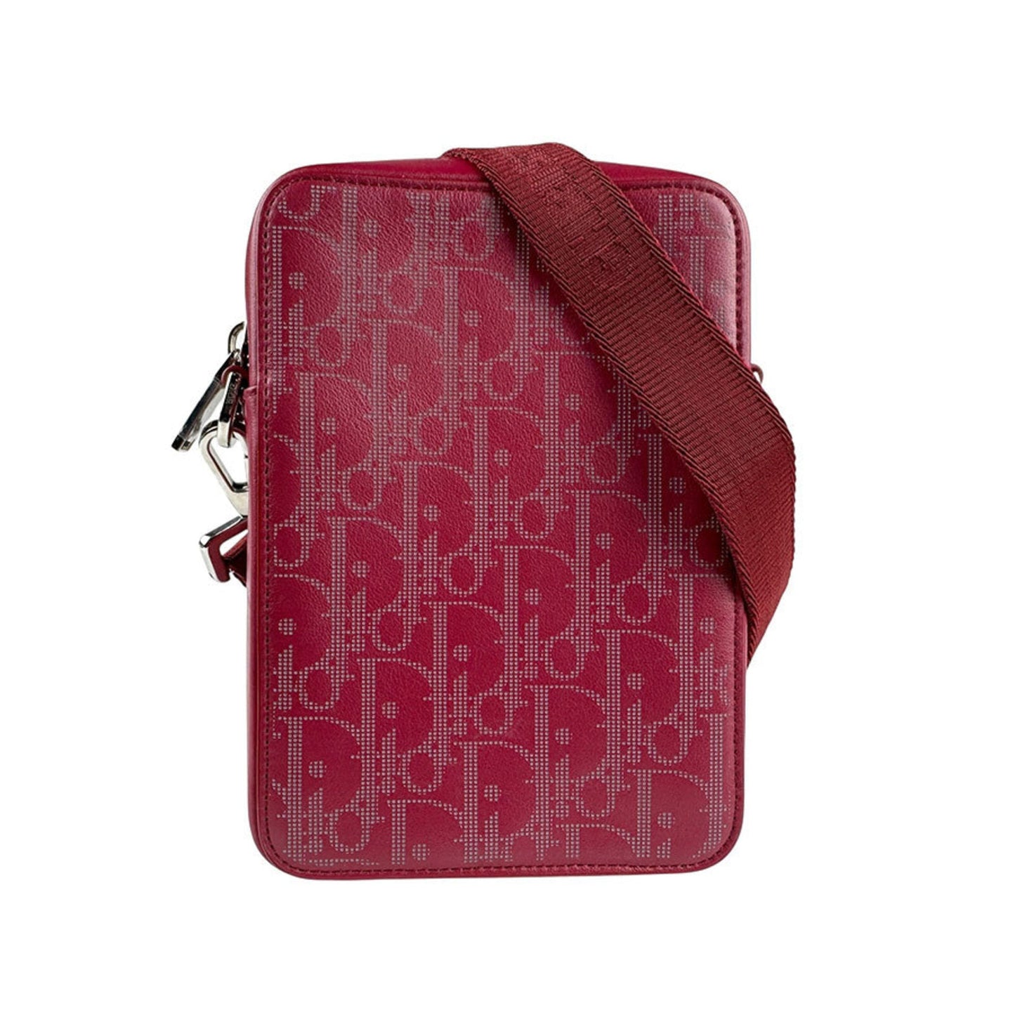 Christian Dior Red Color Leather Shoulder Bag ()