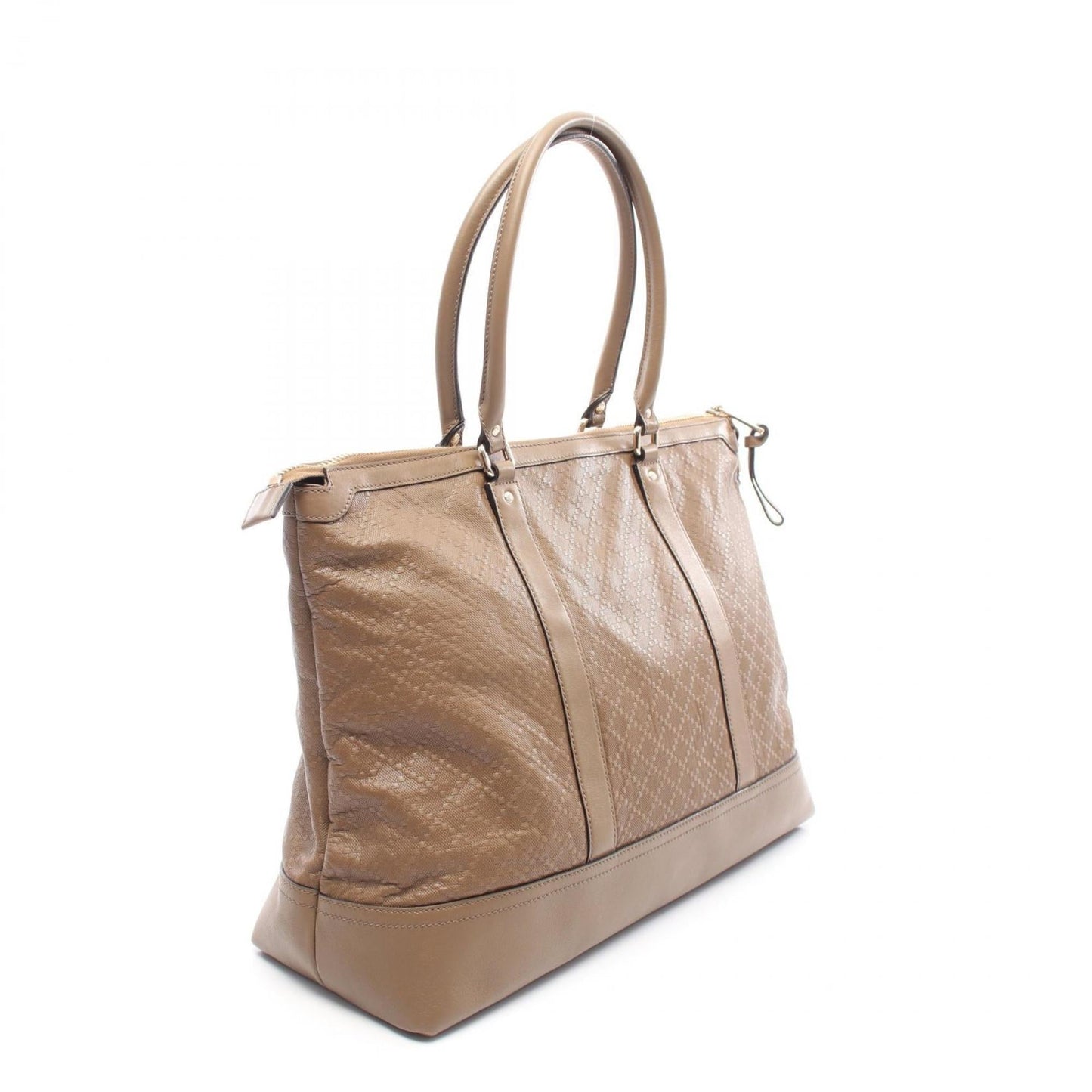 Gucci Brown Leather Tote Bag ( )