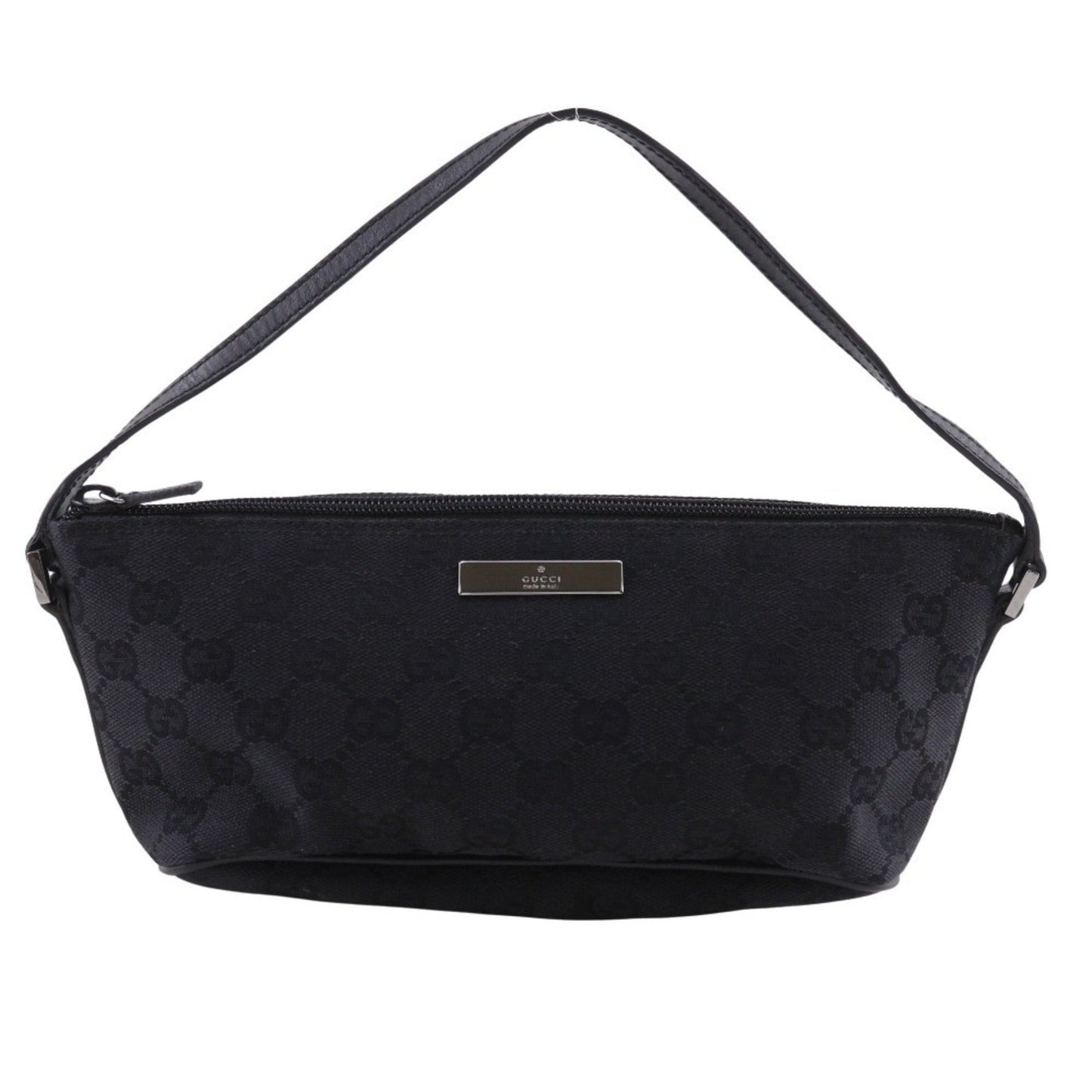 Gucci Black Gg Canvas Handbag ( )