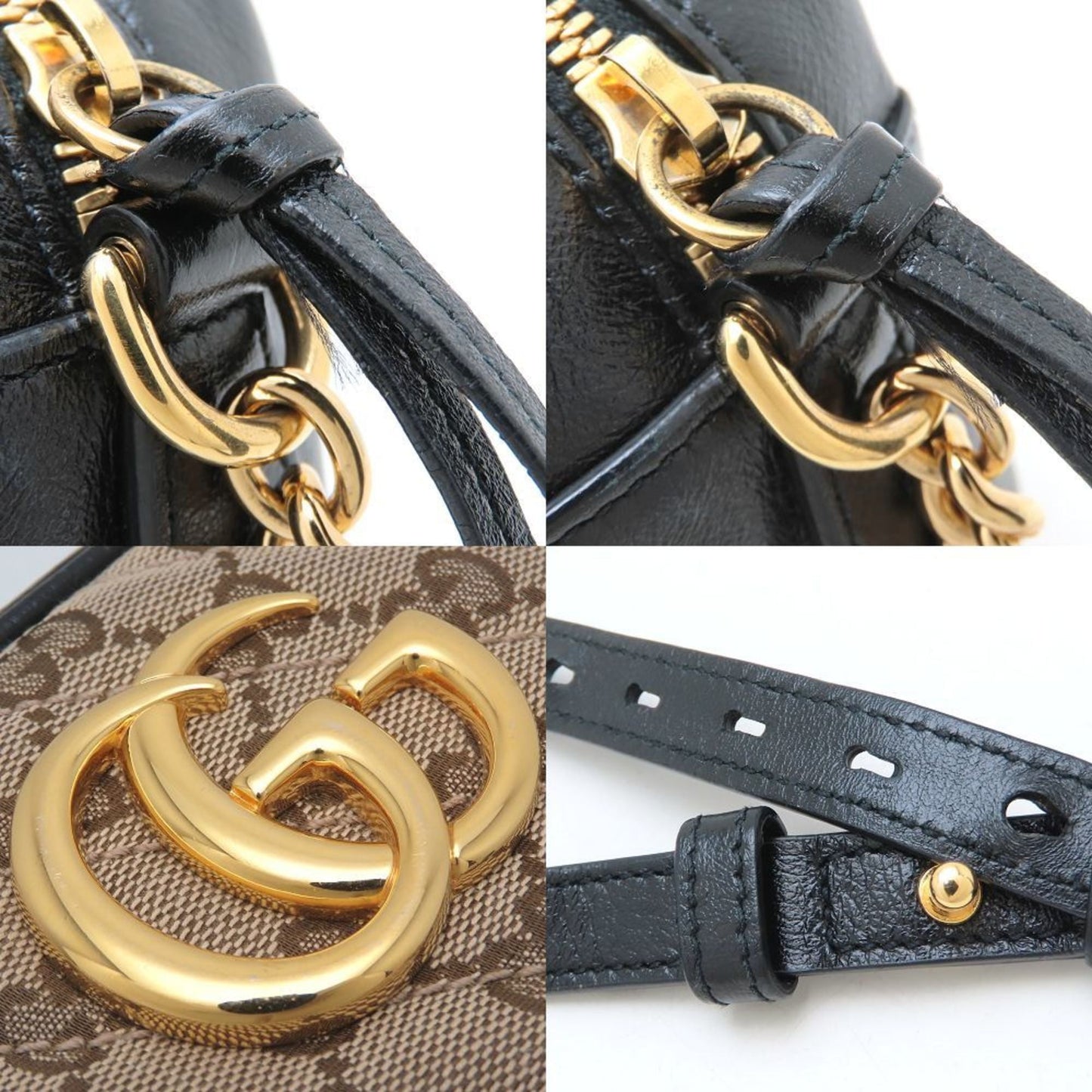 Gucci Beige Gg Canvas Shoulder Bag ( )