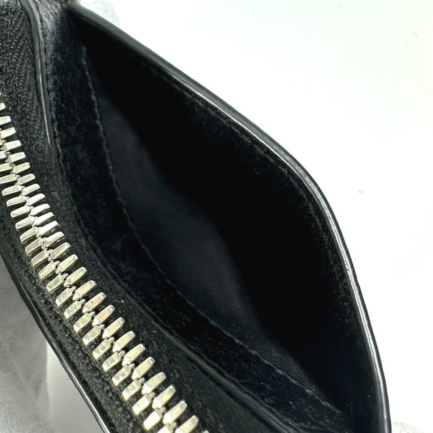 Gucci Black Leather Coin Purse/Coin Case ( )