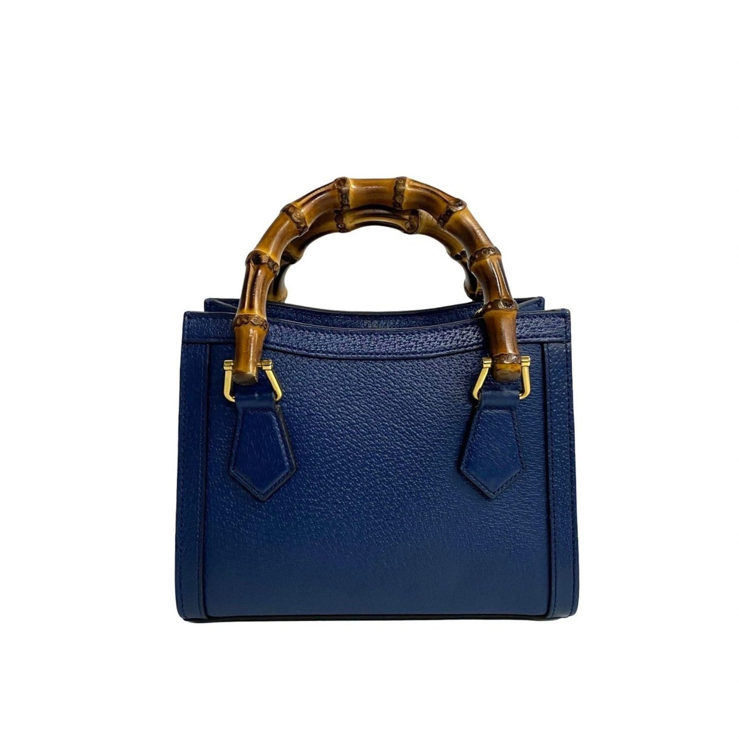 Gucci Navy Leather Handbag Shoulder Bag ( )