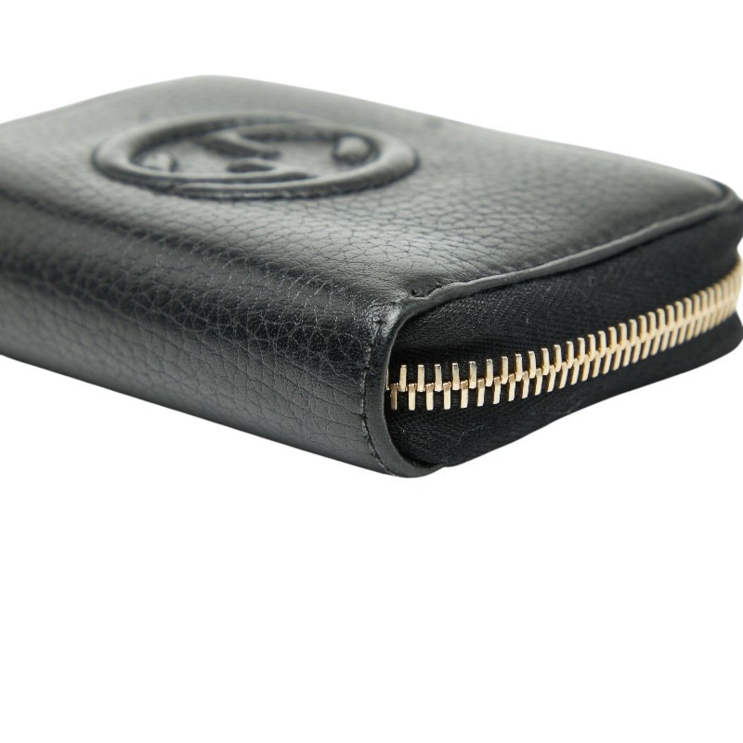 Gucci Black Leather Coin Purse/Coin Case ( )