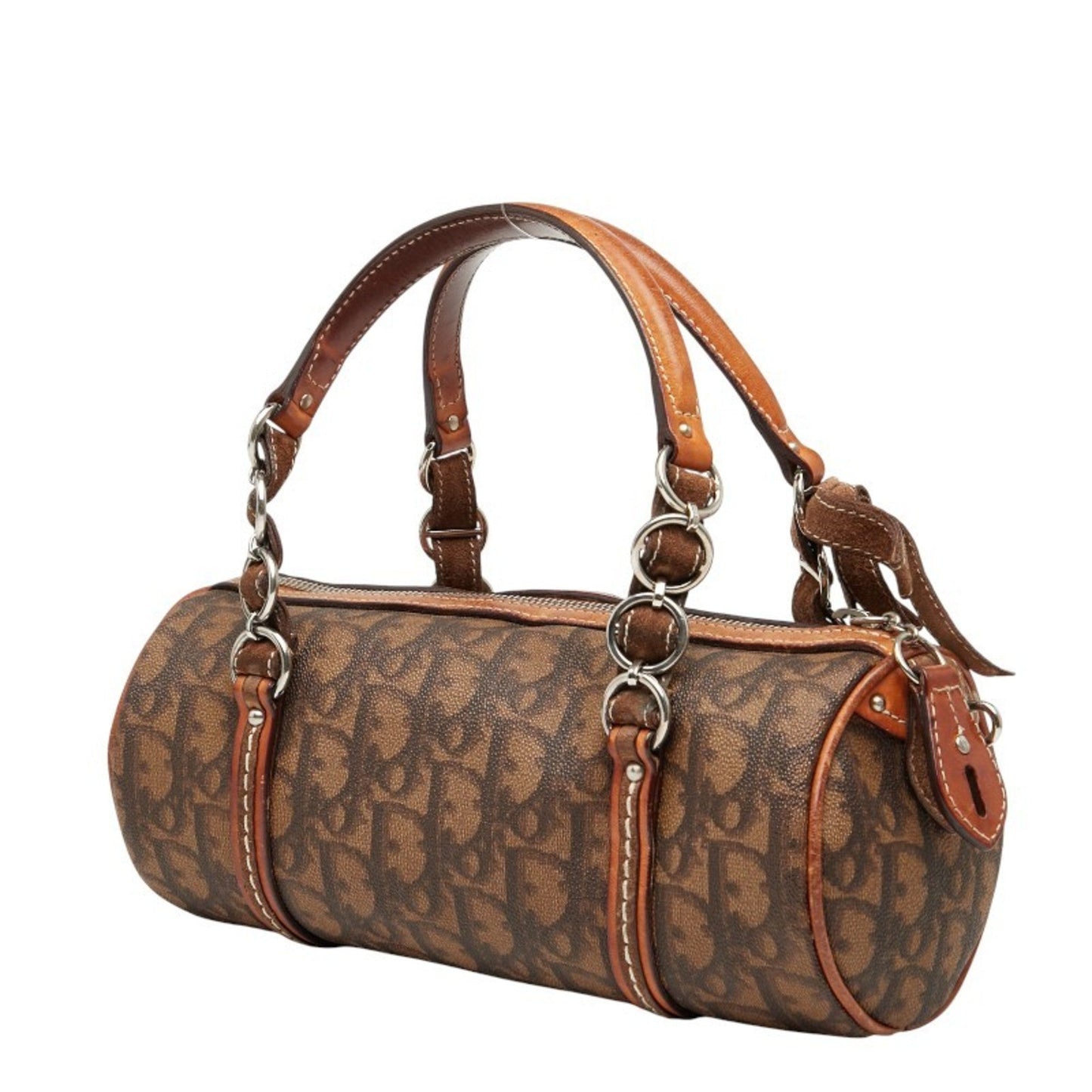 Christian Dior Trotter Brown Pvc Leather Handbag ()