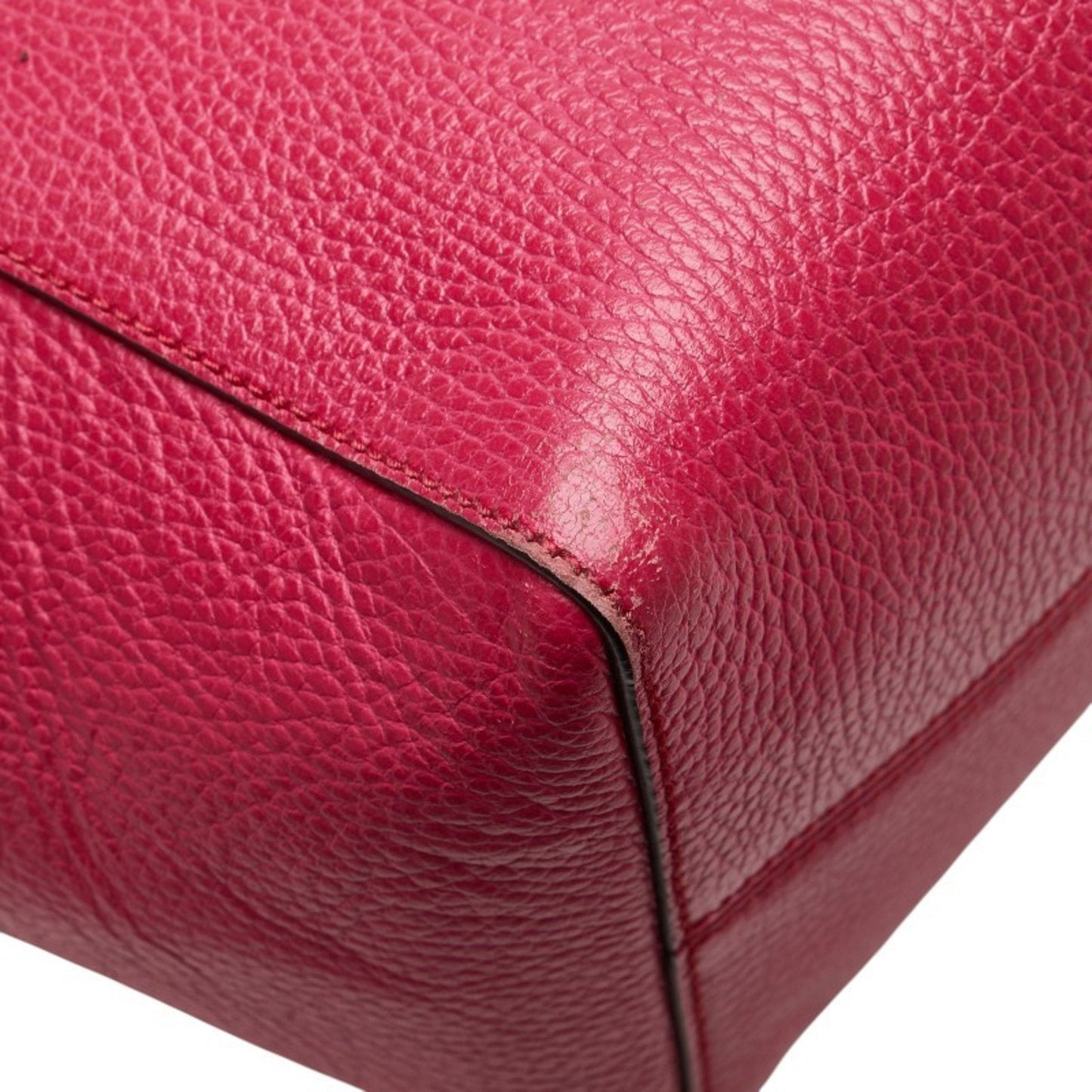 Gucci Pink Leather Tote Bag ( )