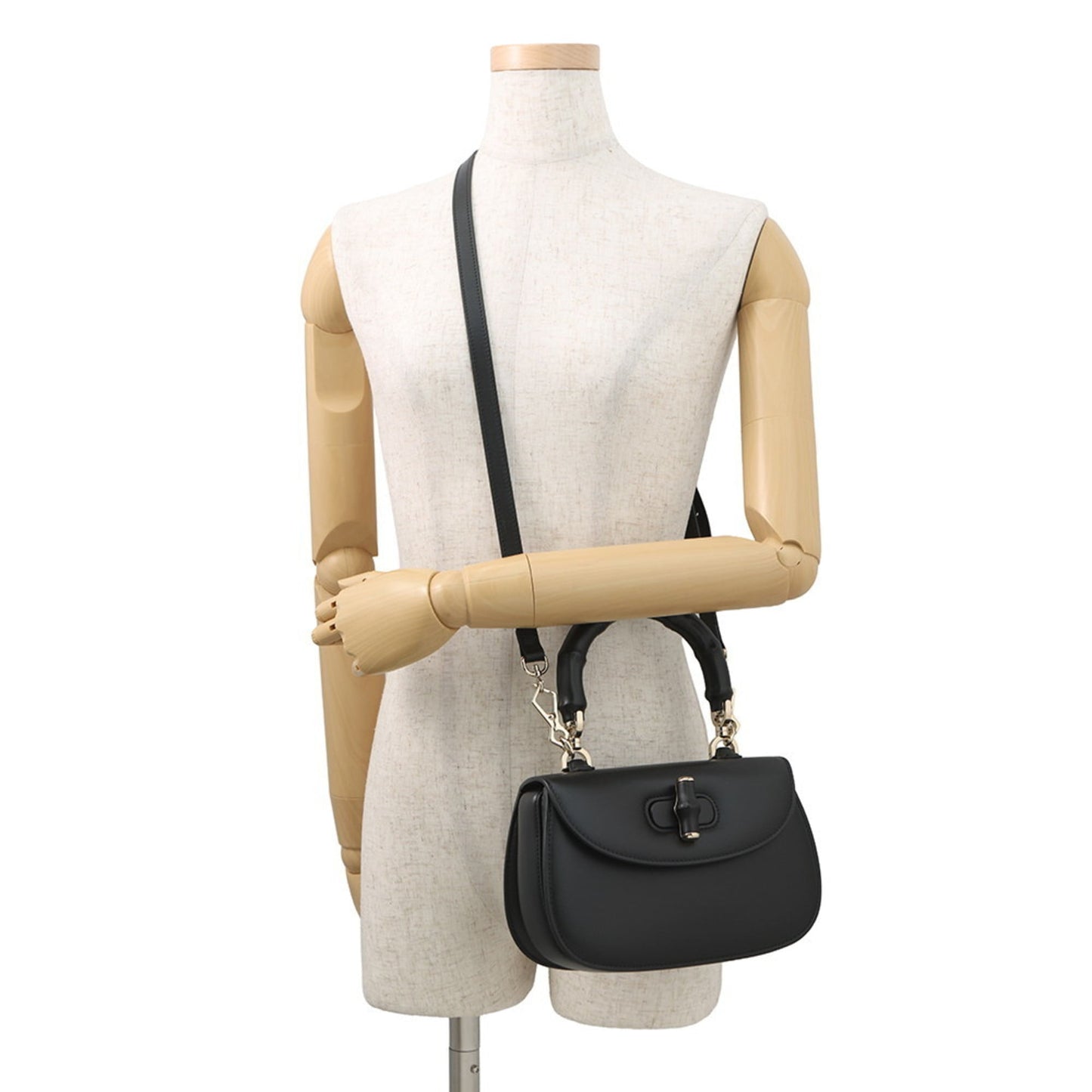 Gucci Black Handbag Shoulder Bag ( )