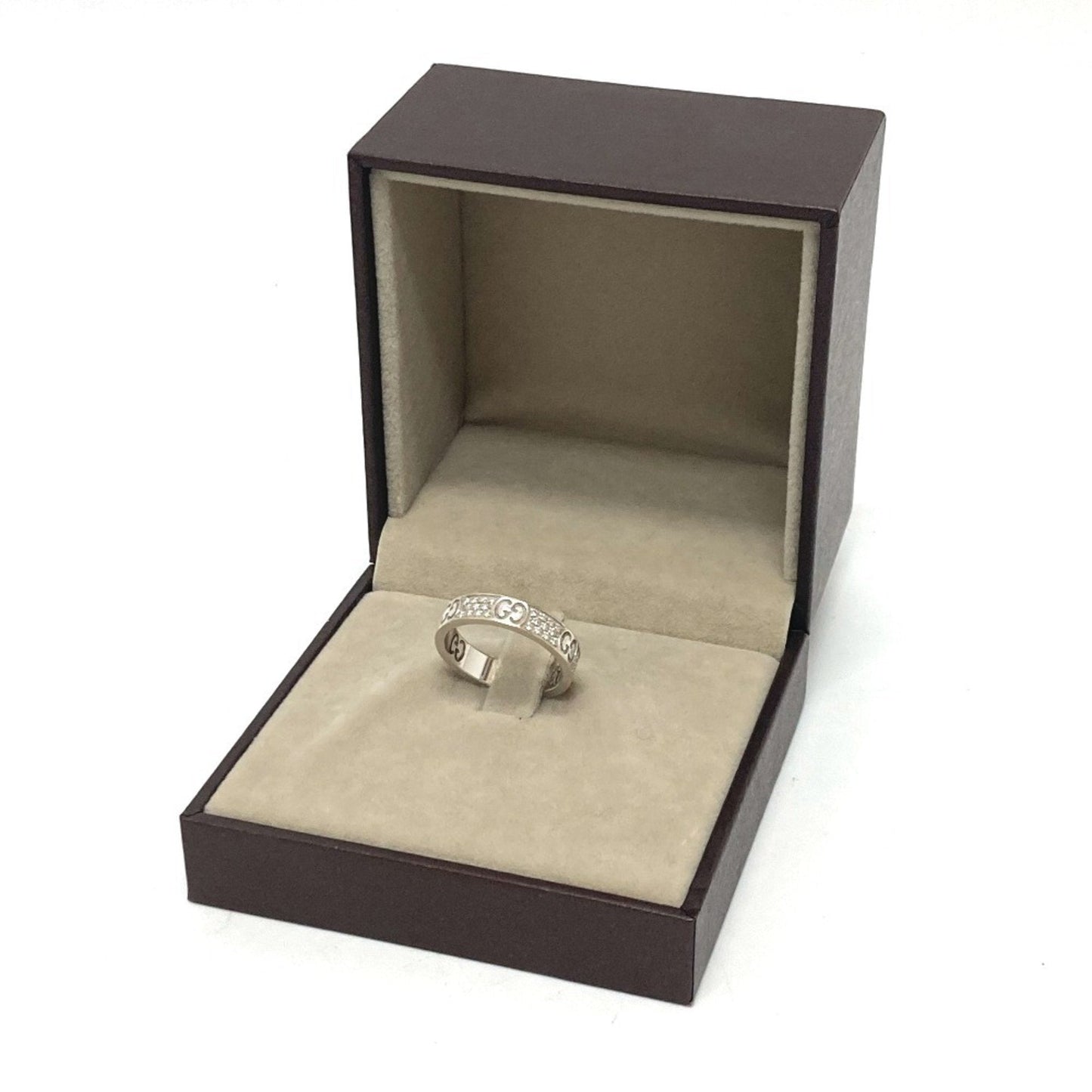 Gucci White Gold (18K) Band Ring ( )