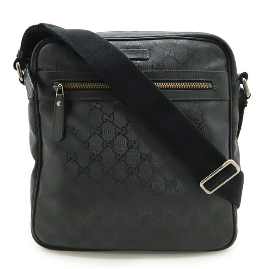 Gucci Black Gg ImprimÃ© Pochette Shoulder Bag ( )