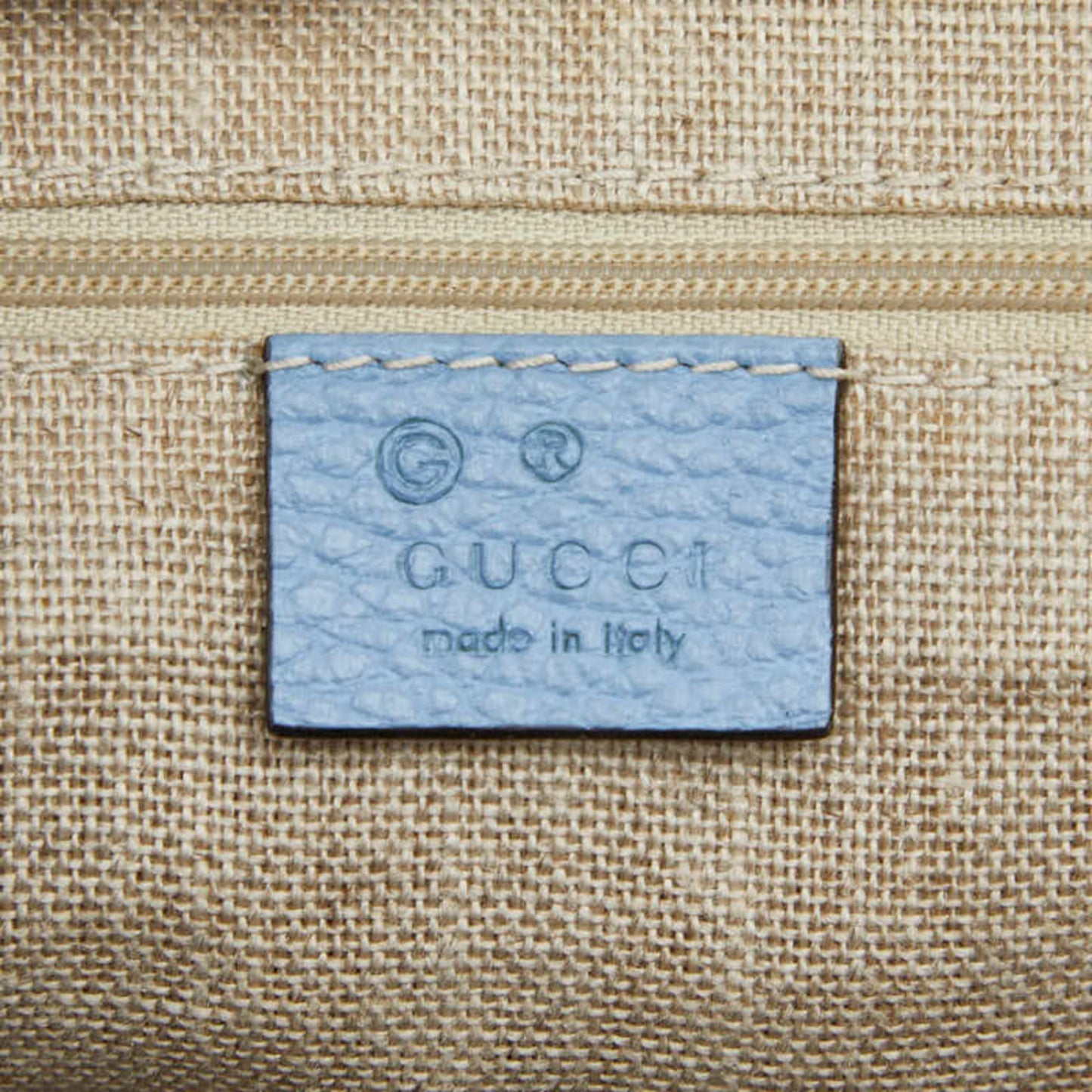 Gucci Light Blue Leather Handbag Shoulder Bag ( )