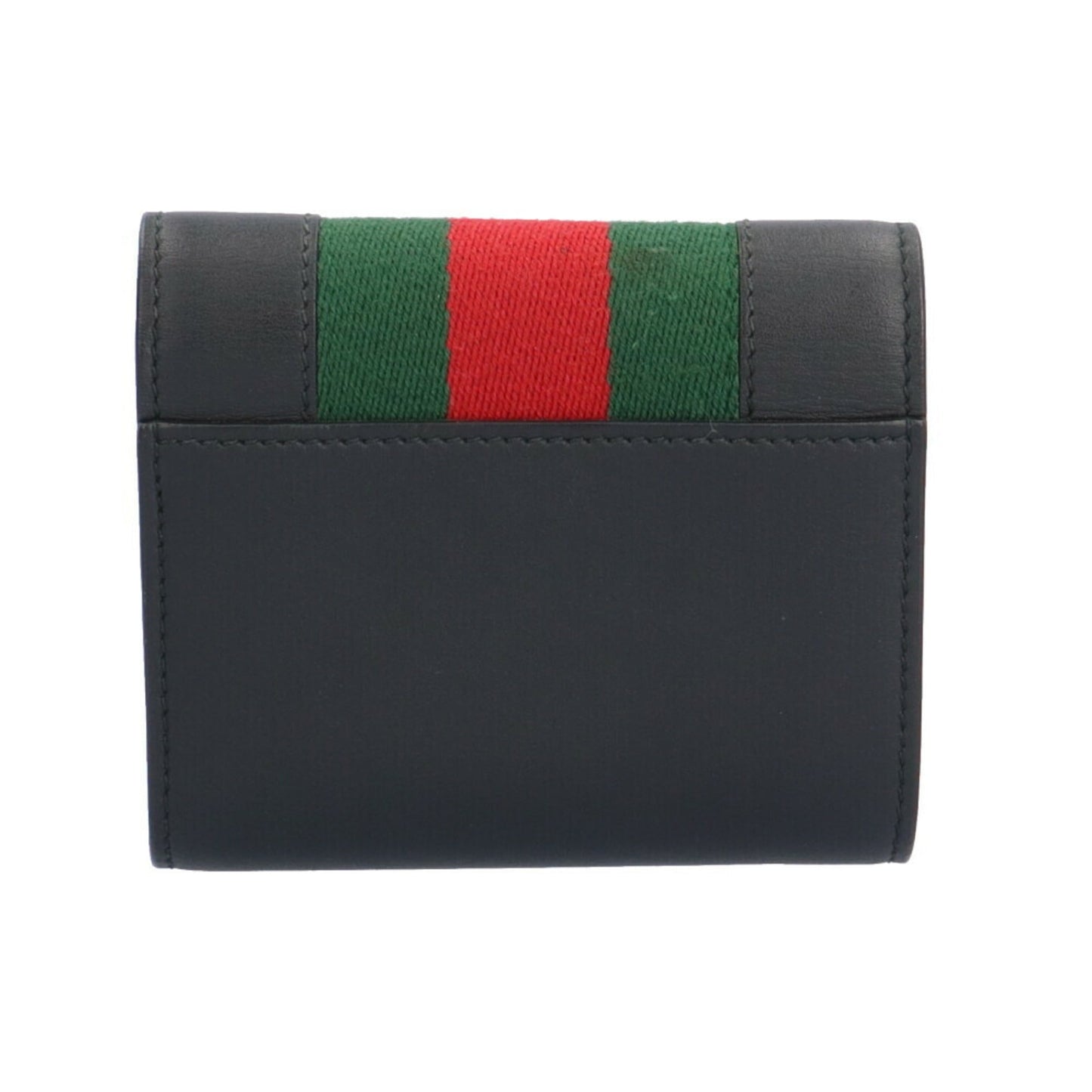 Gucci Black Leather Wallet (Tri-Fold) ( )