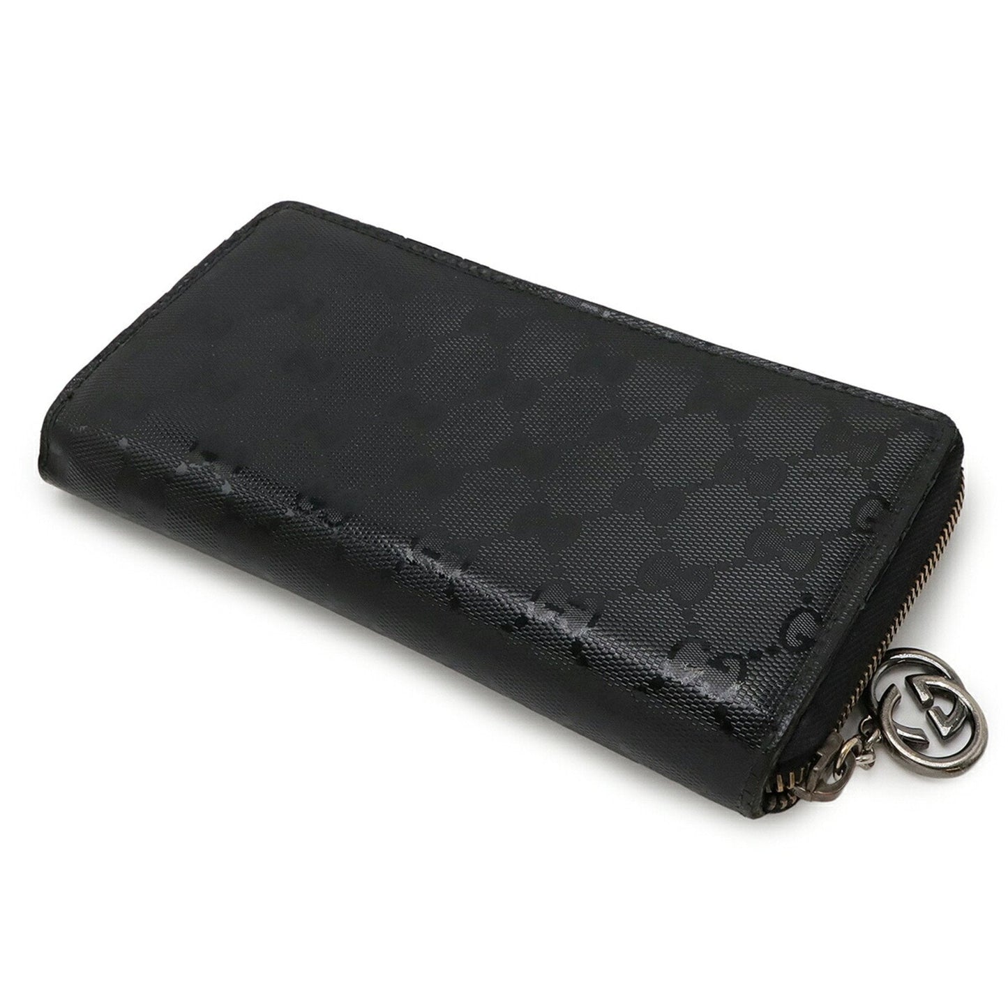 Gucci Black Pvc Long Wallet (Bi-Fold) ( )
