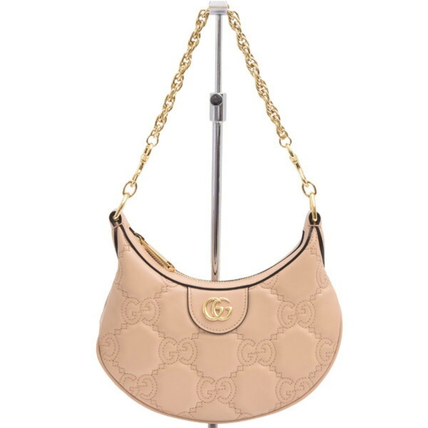Gucci Beige Leather Handbag Shoulder Bag ( )