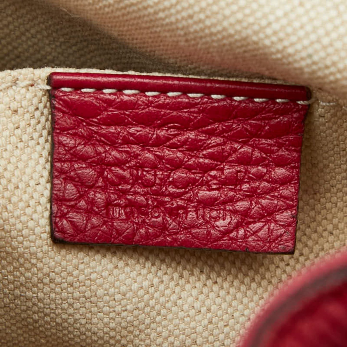 Gucci Red Color Leather Backpack ( )