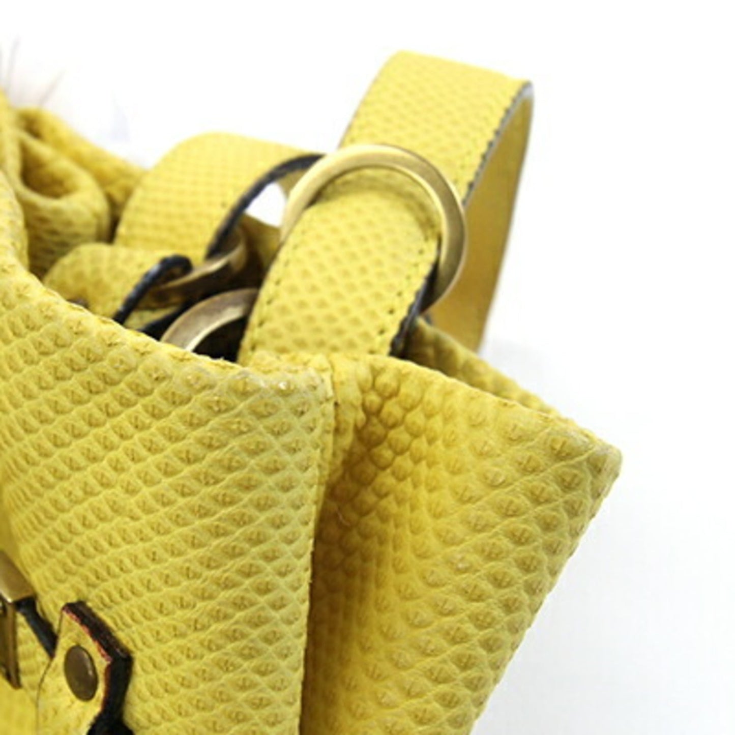 Gucci Yellow Leather Handbag ( )