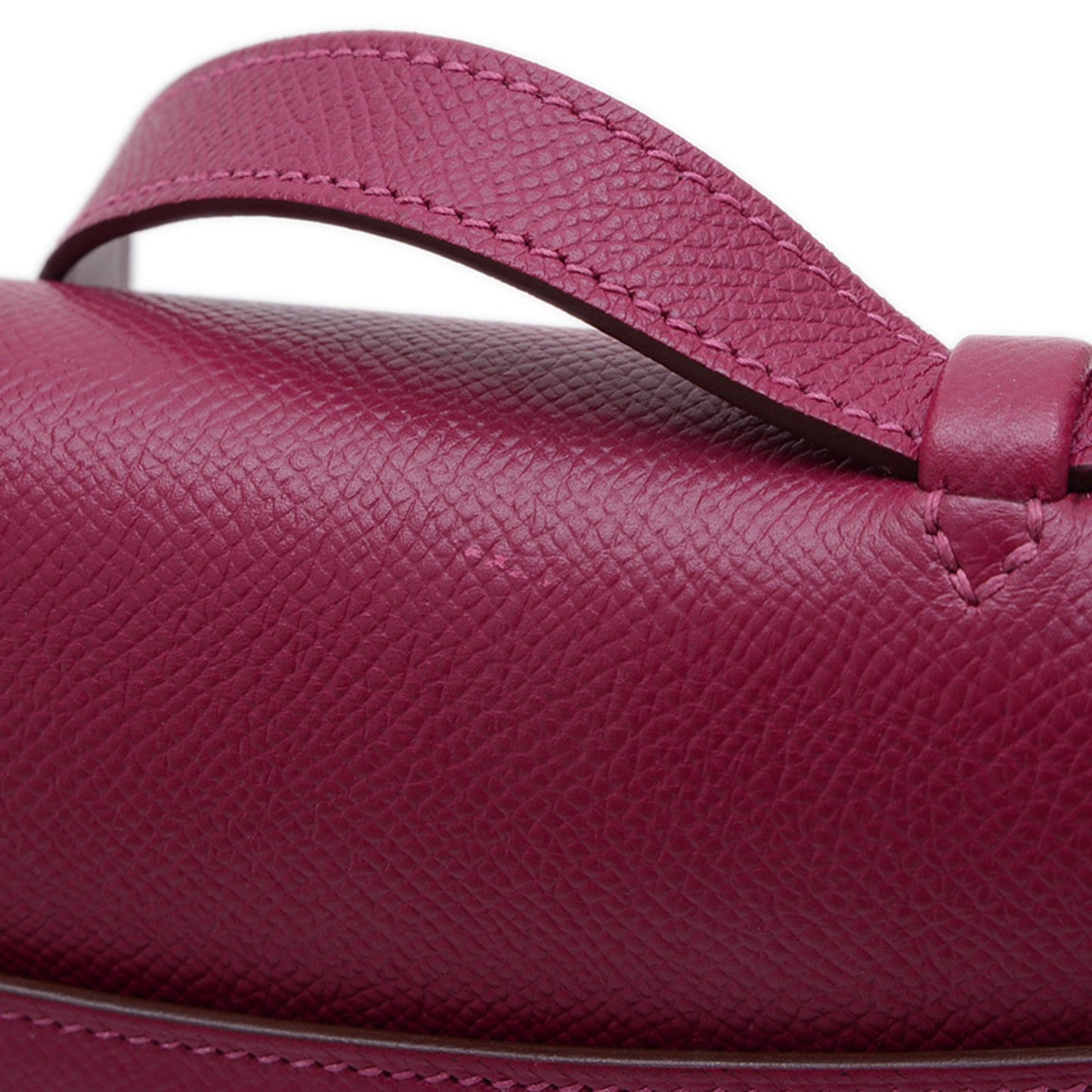 Hermes Purple Tosca Epsom Leather Shoulder Bag ( )