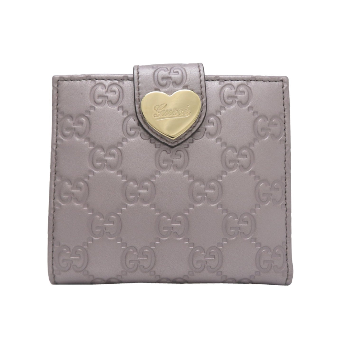 Gucci Metallic Pink Leather Wallet (Bi-Fold) ( )