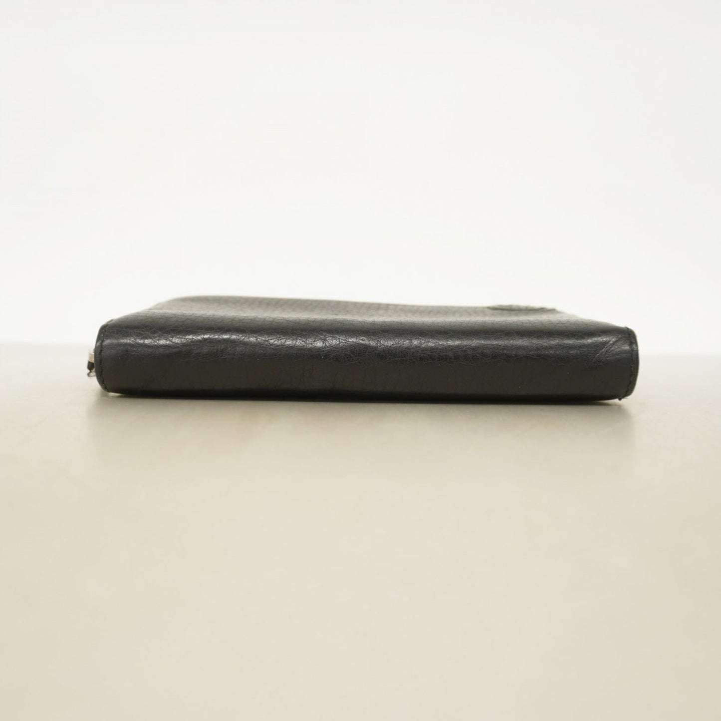 Gucci Black Leather Long Wallet (Bi-Fold) ( )