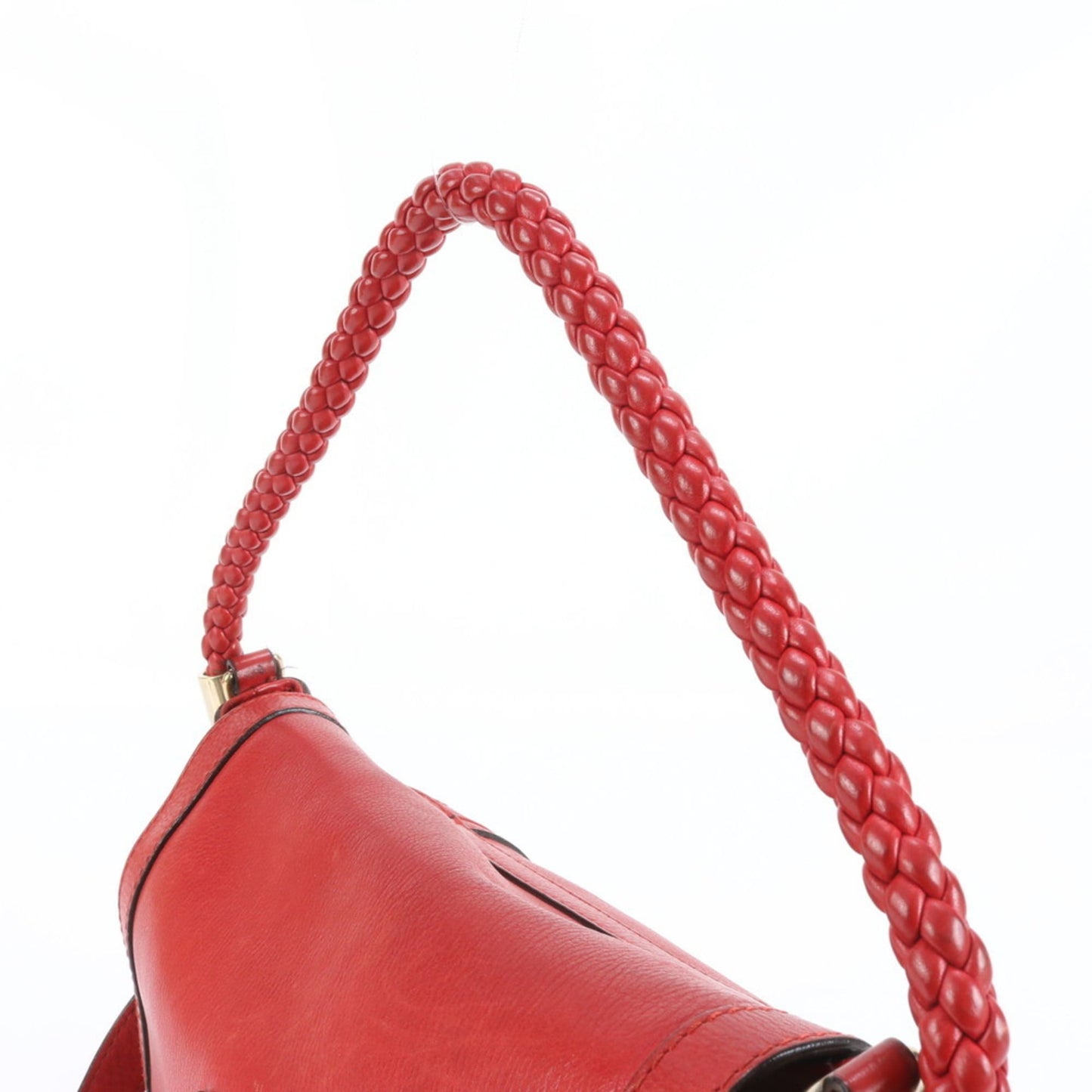 Gucci Red Color Leather Shoulder Bag ( )