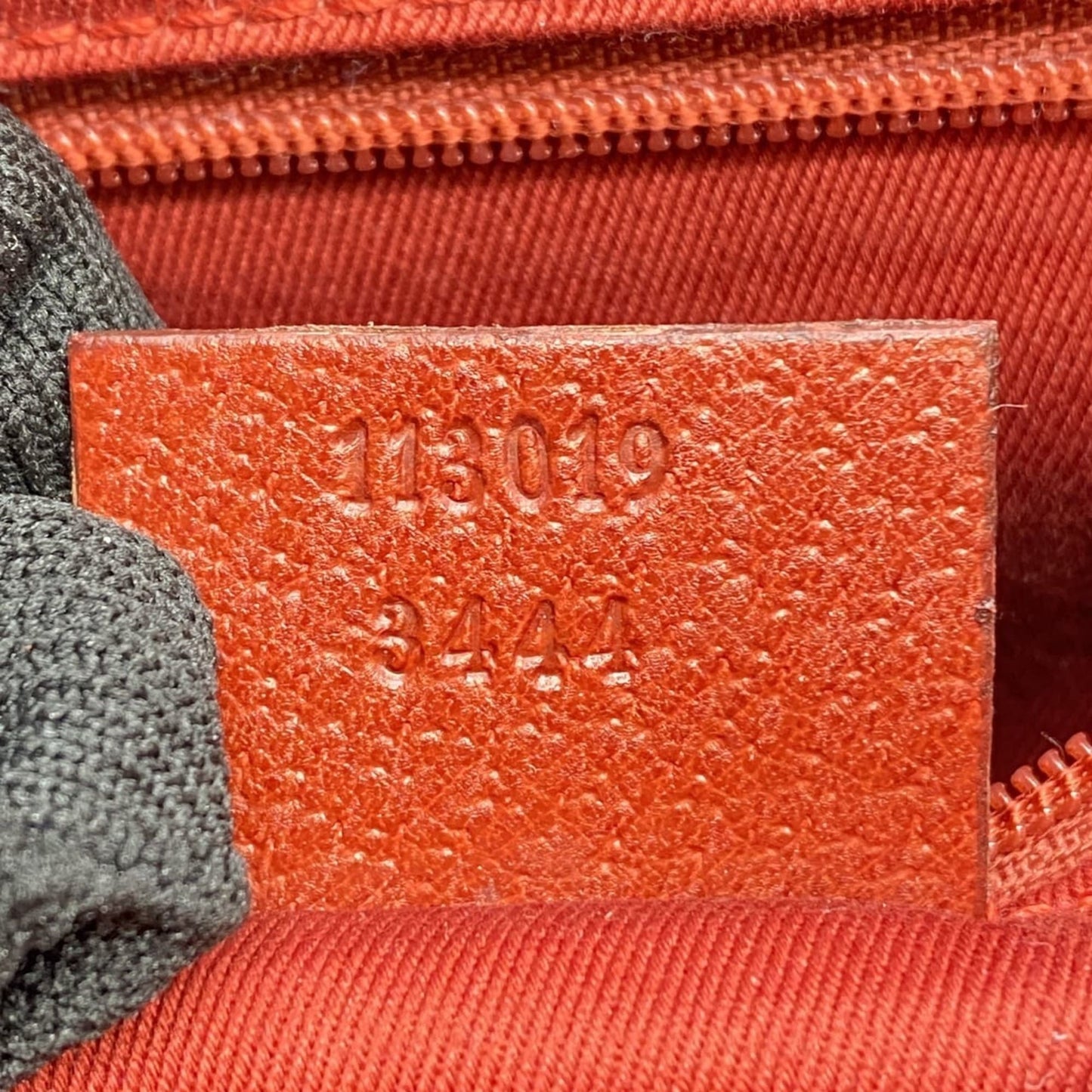 Gucci Red Color Gg Canvas Handbag Tote Bag ( )