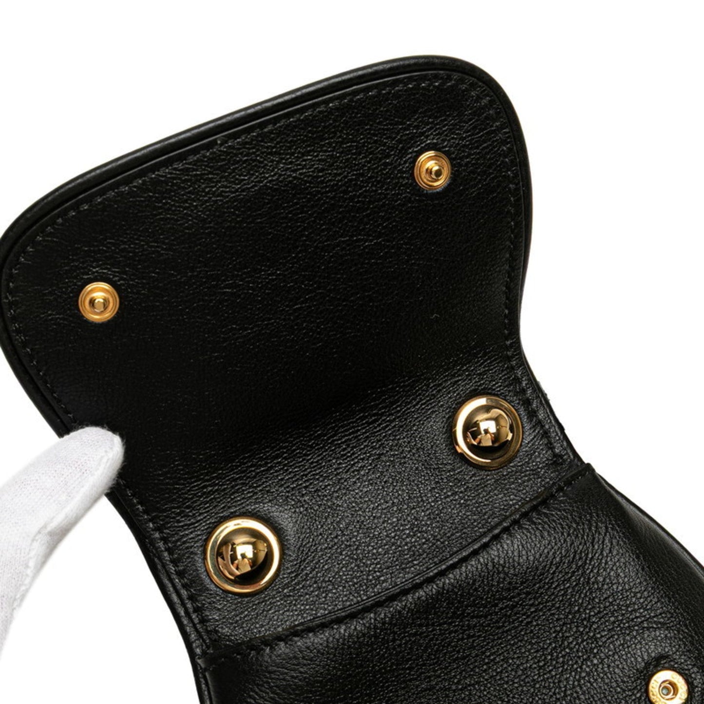 Gucci Black Leather Shoulder Bag ( )