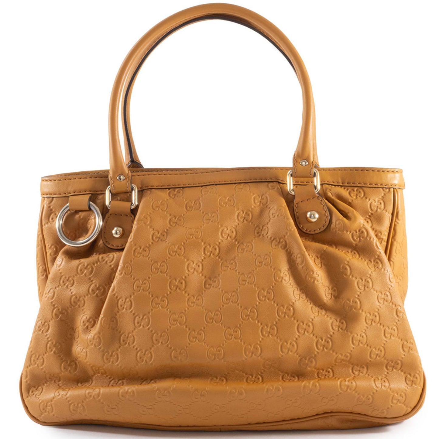 Gucci Brown Leather Handbag ( )