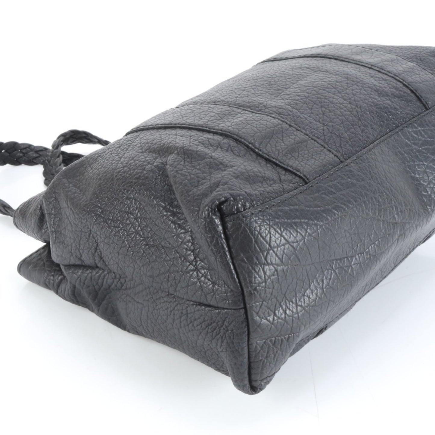 Gucci Black Leather Tote Bag ( )