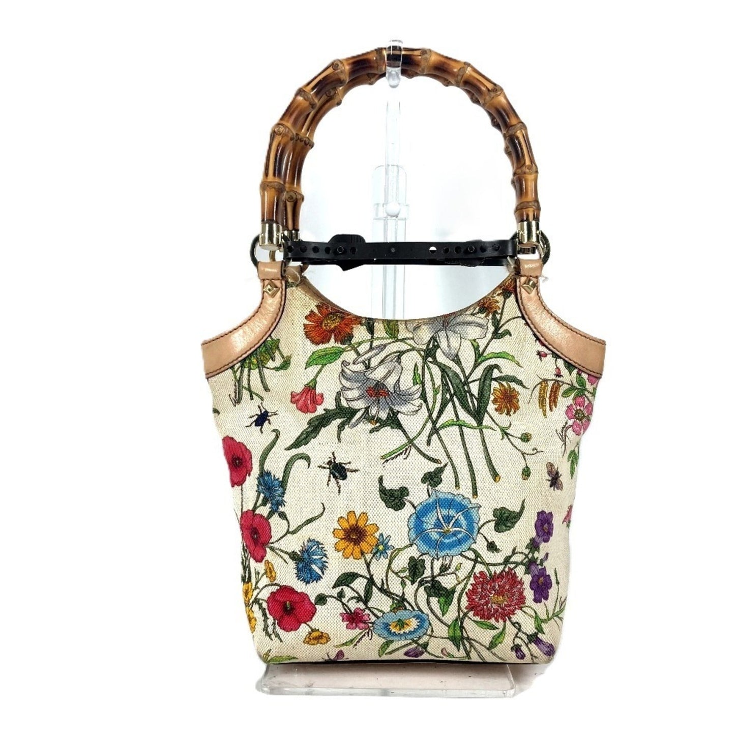 Gucci Multi-Color Canvas Handbag Tote Bag ( )