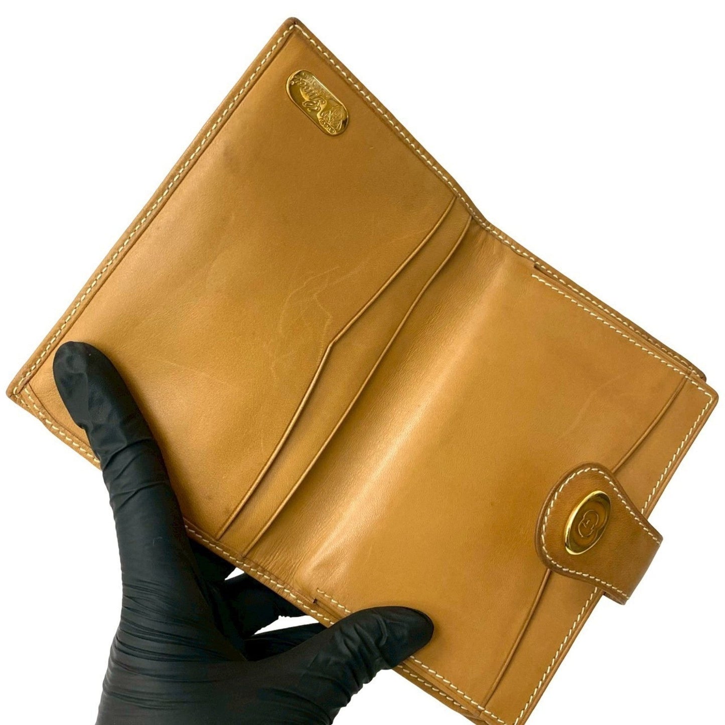 Gucci Brown Leather Pvc Wallet (Bi-Fold) ( )