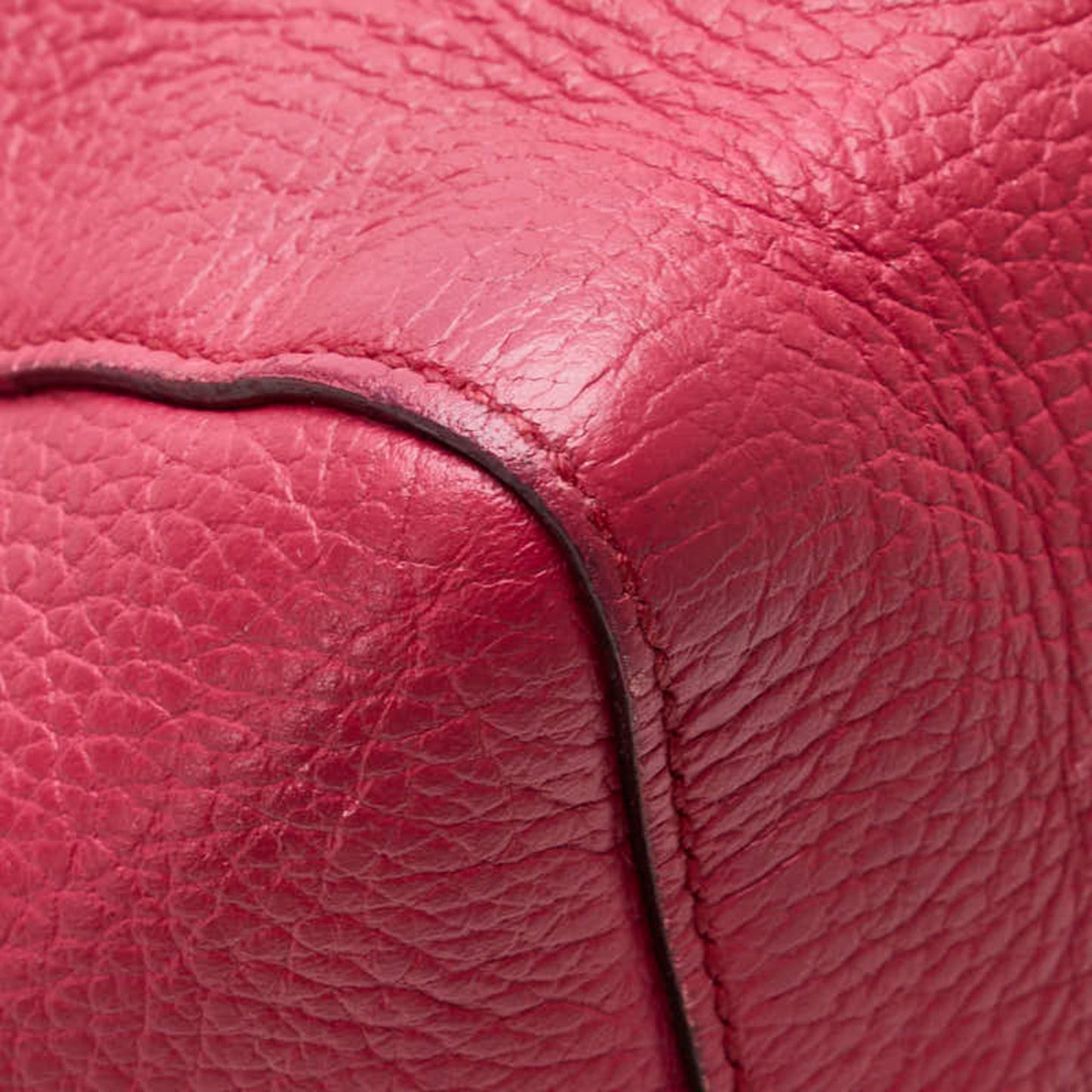 Gucci Pink Leather Shoulder Bag Tote Bag ( )